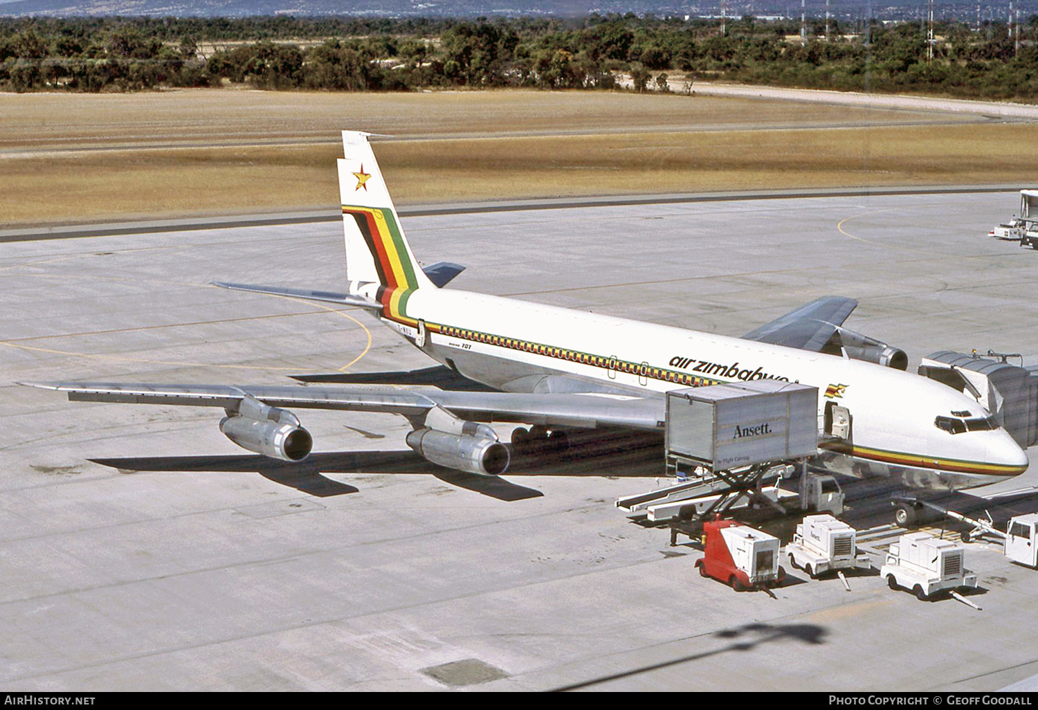 Aircraft Photo of Z-WKU | Boeing 707-330B | Air Zimbabwe | AirHistory.net #267139