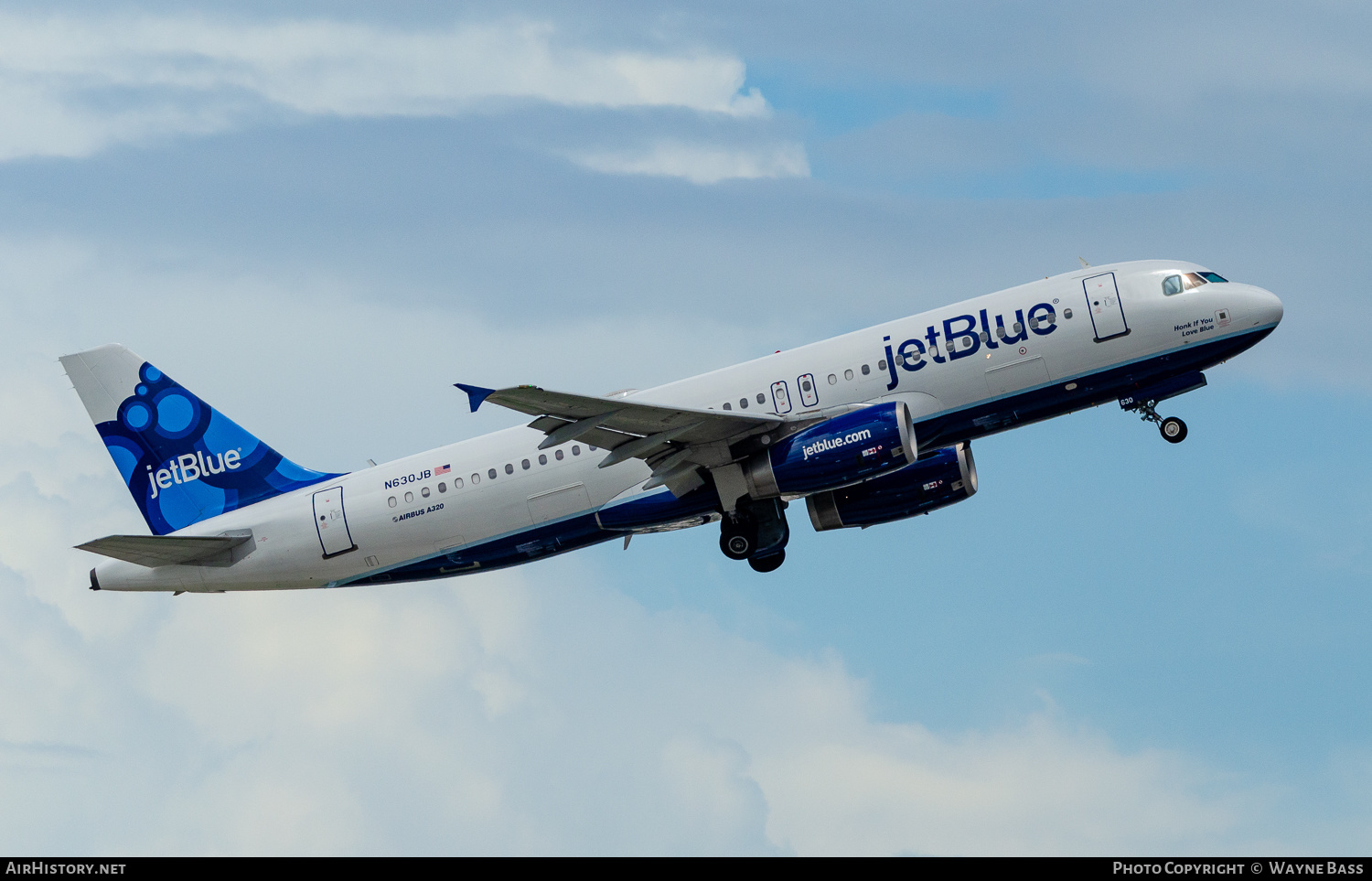 Aircraft Photo of N630JB | Airbus A320-232 | JetBlue Airways | AirHistory.net #267165