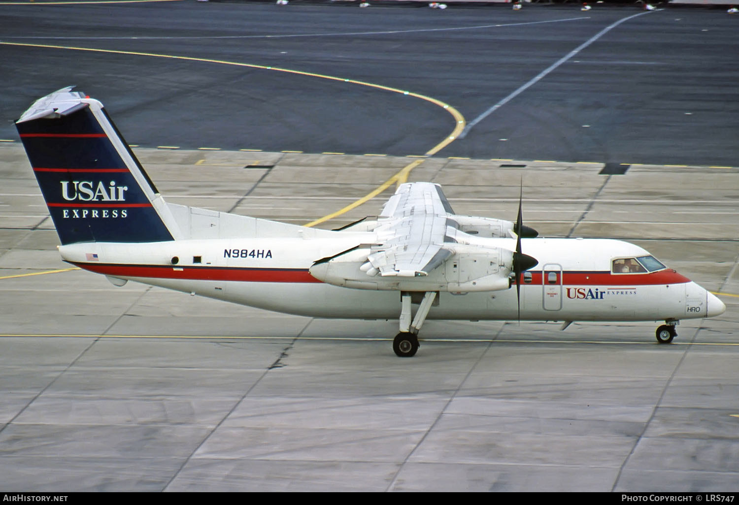 Aircraft Photo of N984HA | De Havilland Canada DHC-8-102A Dash 8 | USAir Express | AirHistory.net #267186