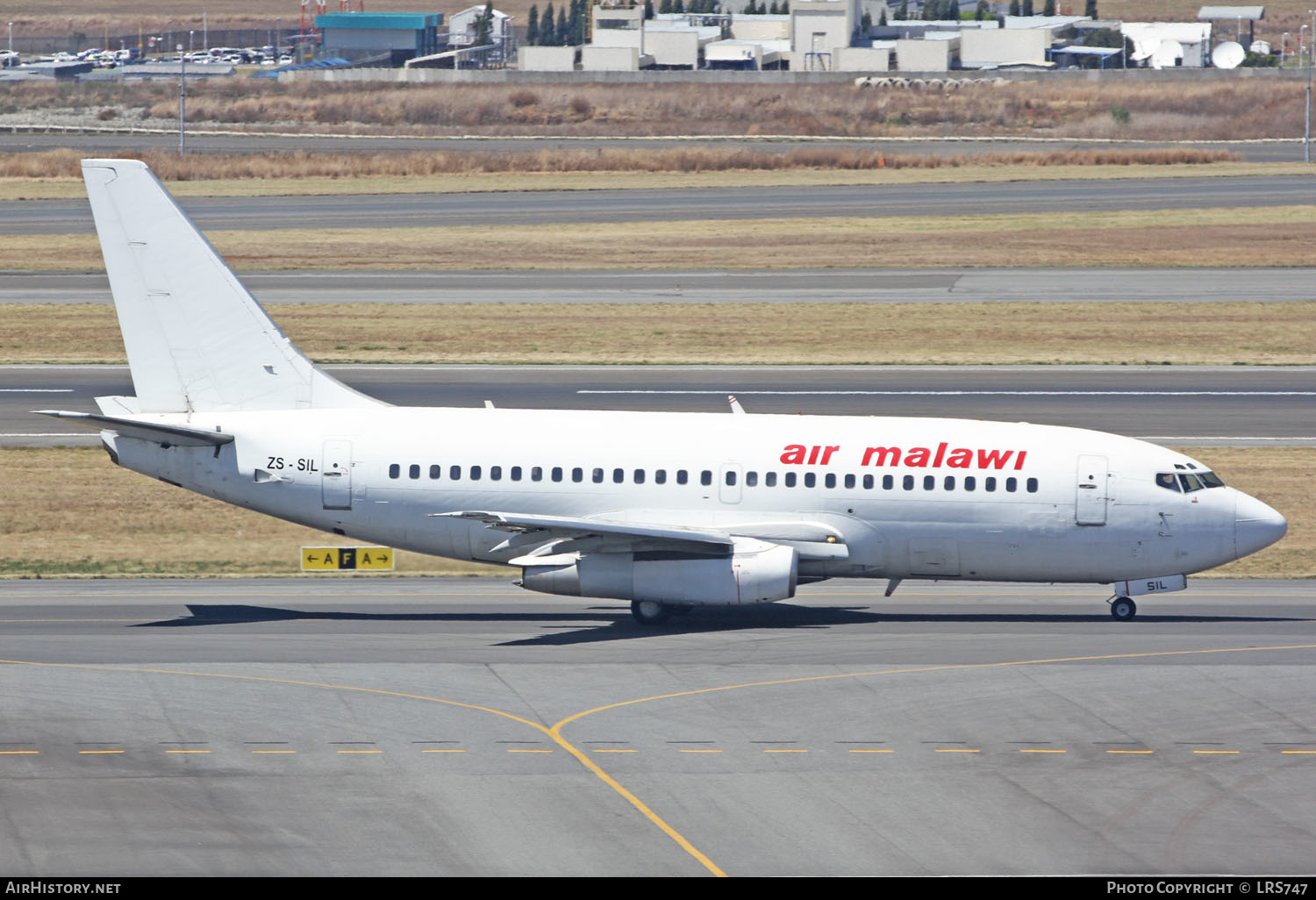 Aircraft Photo of ZS-SIL | Boeing 737-244/Adv | Air Malawi | AirHistory.net #267210