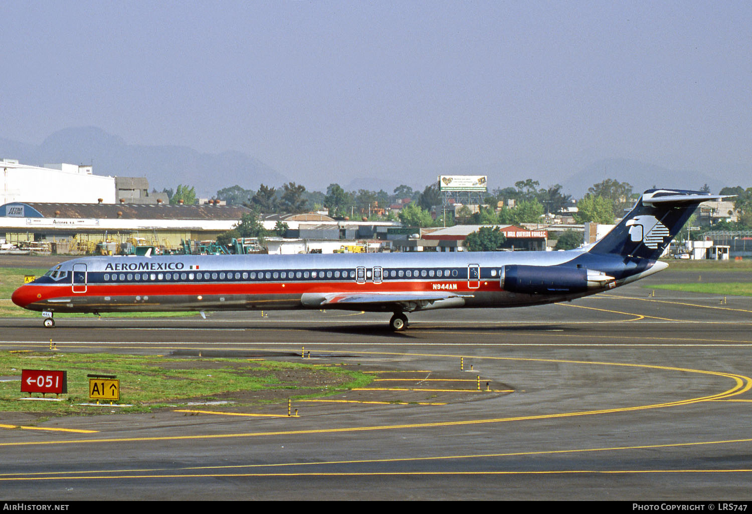Aircraft Photo of N944AM | McDonnell Douglas MD-82 (DC-9-82) | AeroMéxico | AirHistory.net #267211