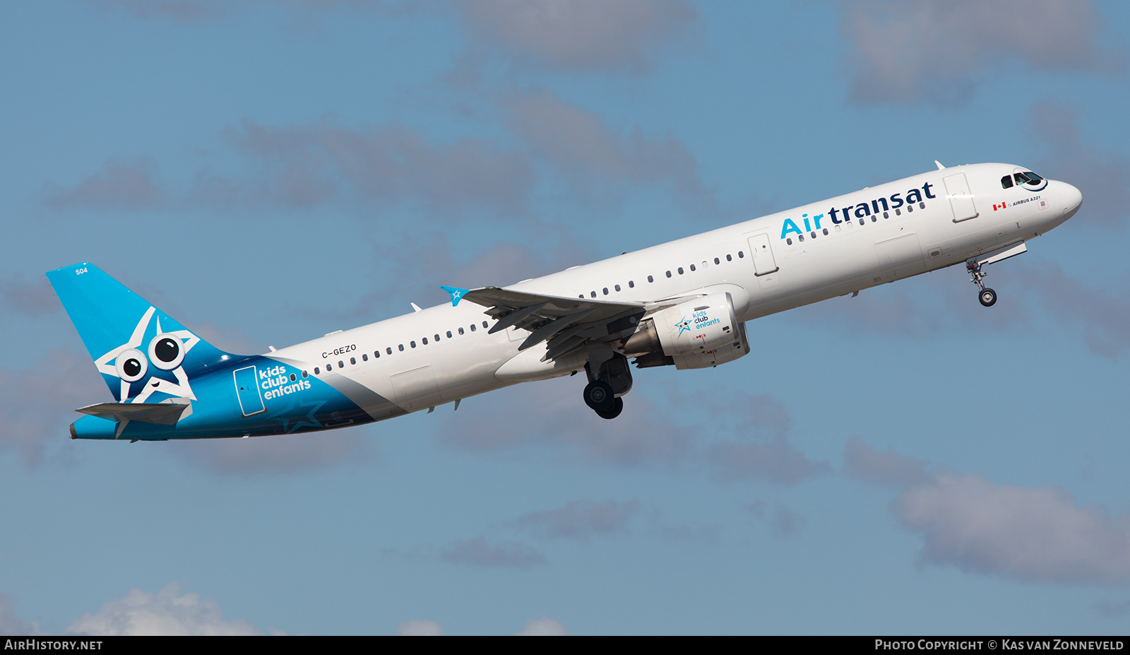 Aircraft Photo of C-GEZO | Airbus A321-211 | Air Transat | AirHistory.net #267216