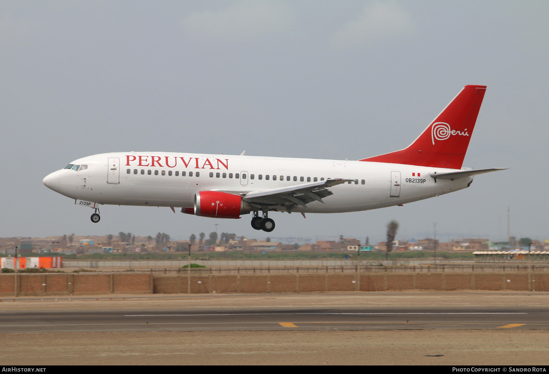 Aircraft Photo of OB-2139P | Boeing 737-330 | Peruvian Airlines | AirHistory.net #267230