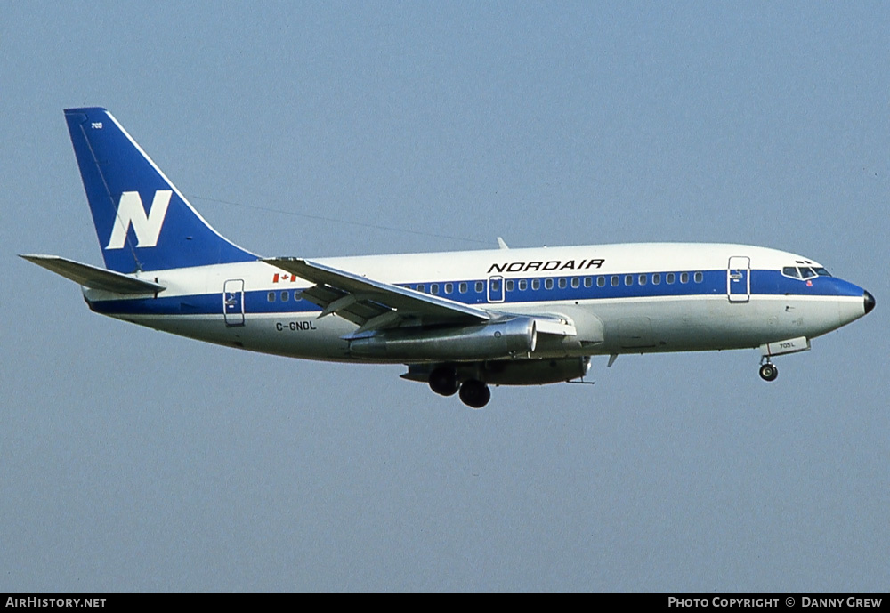 Aircraft Photo of C-GNDL | Boeing 737-242/Adv | Nordair | AirHistory.net #267232
