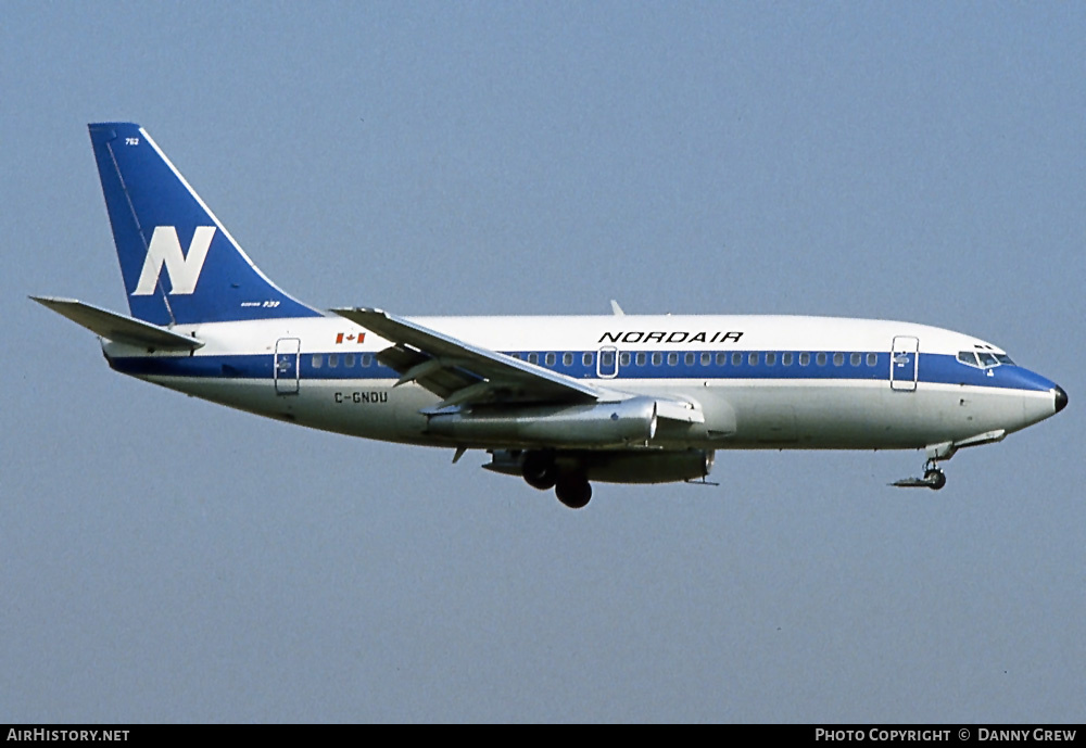 Aircraft Photo of C-GNDU | Boeing 737-242C/Adv | Nordair | AirHistory.net #267248