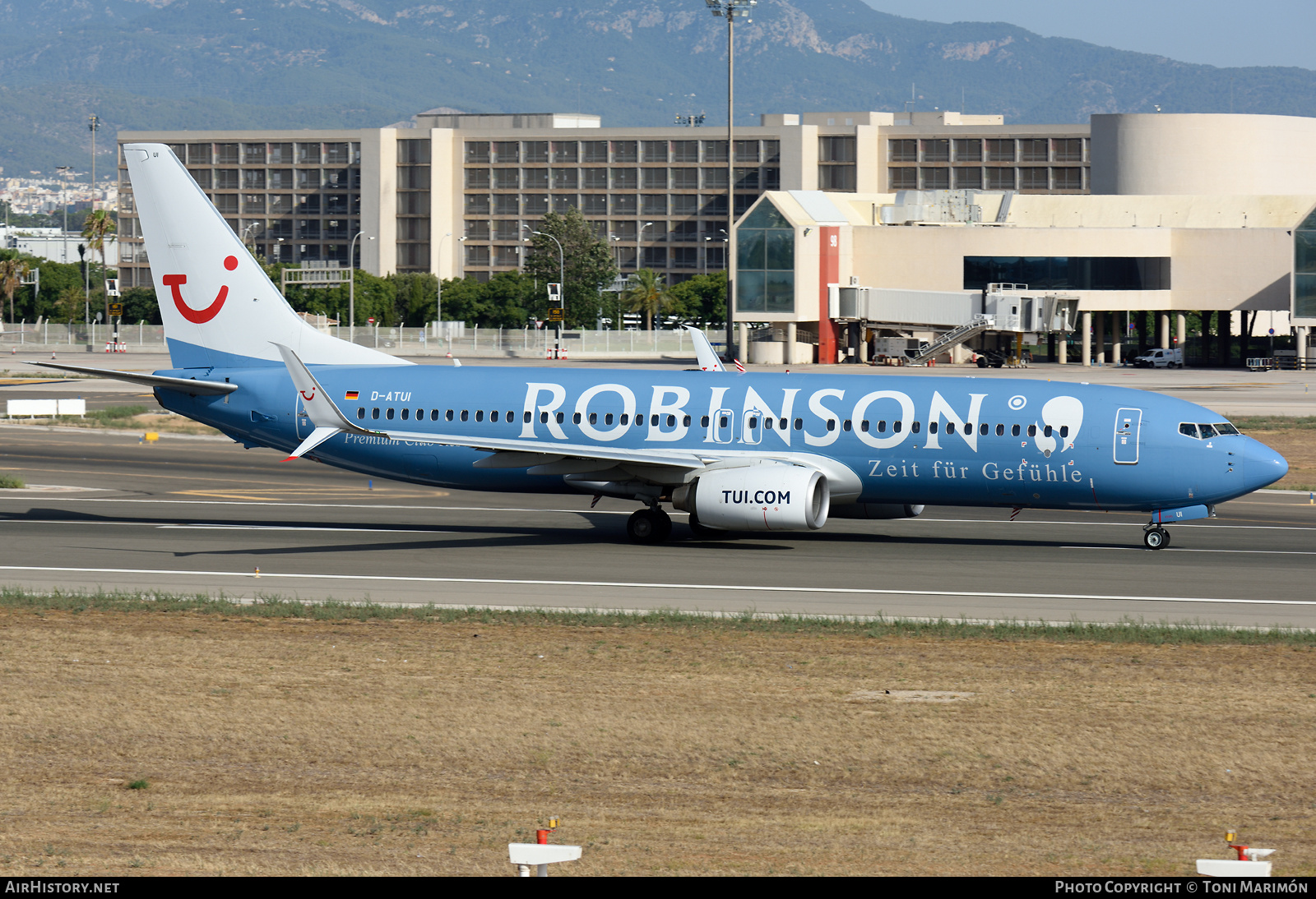 Aircraft Photo of D-ATUI | Boeing 737-8K5 | TUI | AirHistory.net #267256