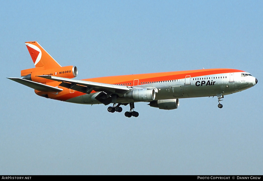 Aircraft Photo of N1836U | McDonnell Douglas DC-10-10 | CP Air | AirHistory.net #267274