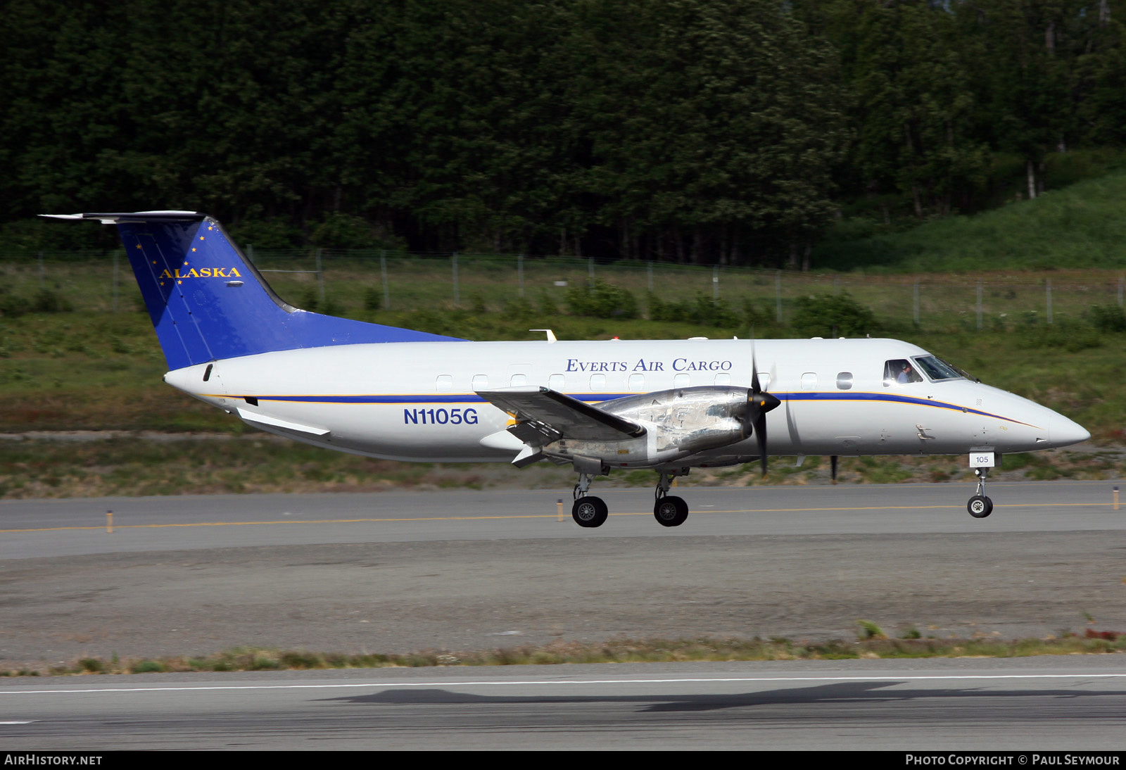 Aircraft Photo of N1105G | Embraer EMB-120FC Brasilia | Everts Air Cargo | AirHistory.net #267284