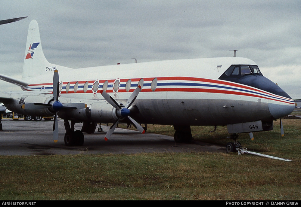 Aircraft Photo of C-FTIB | Vickers 757 Viscount | Air Cardinal | AirHistory.net #267286
