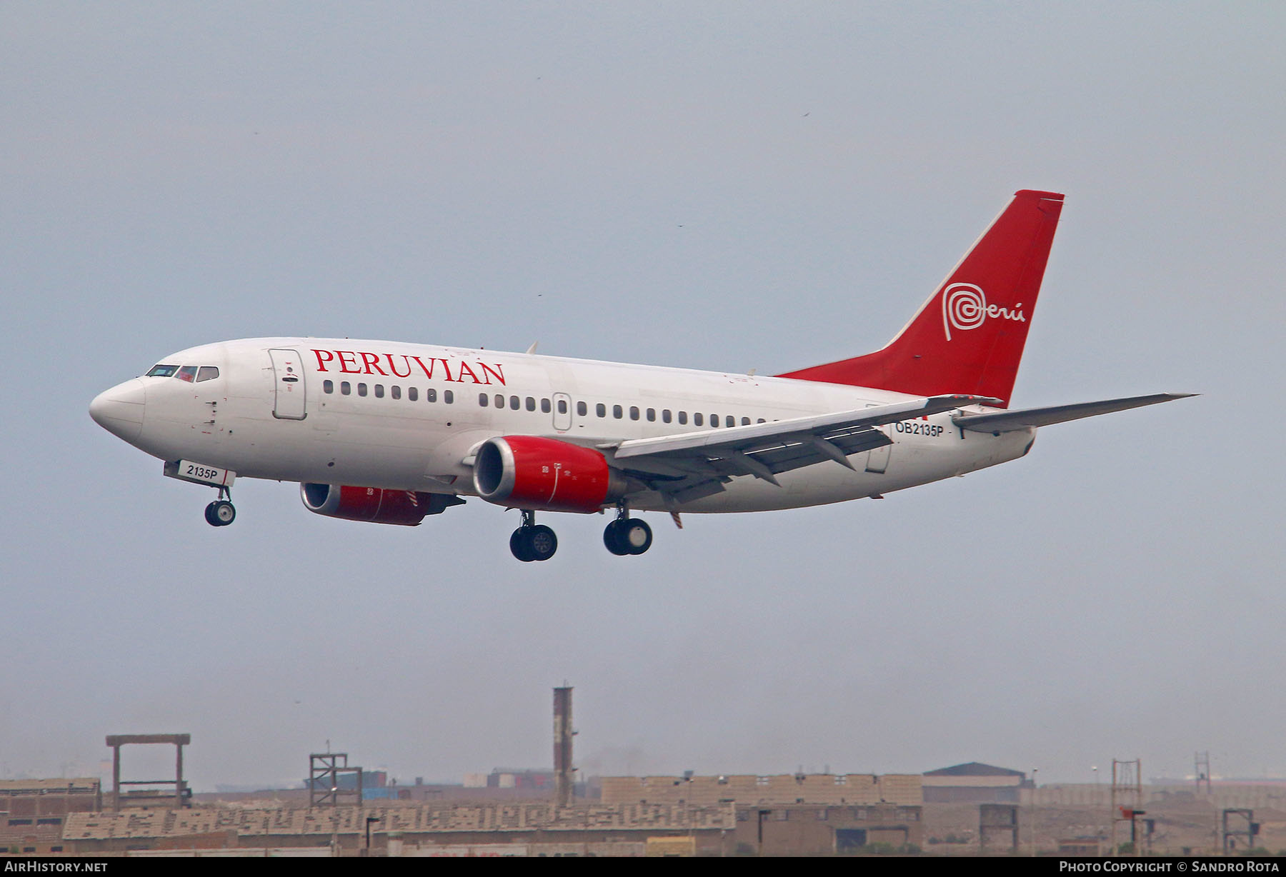 Aircraft Photo of OB-2135P | Boeing 737-530 | Peruvian Airlines | AirHistory.net #267321