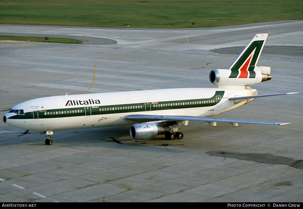 Aircraft Photo of I-DYNE | McDonnell Douglas DC-10-30 | Alitalia | AirHistory.net #267325