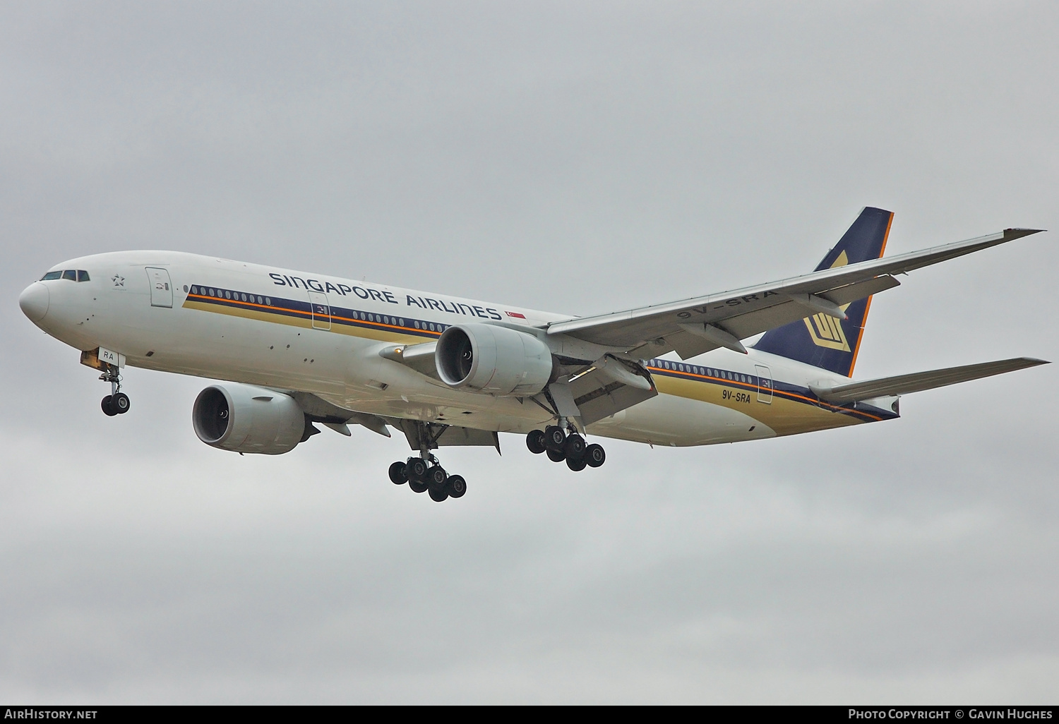 Aircraft Photo of 9V-SRA | Boeing 777-212/ER | Singapore Airlines | AirHistory.net #267336