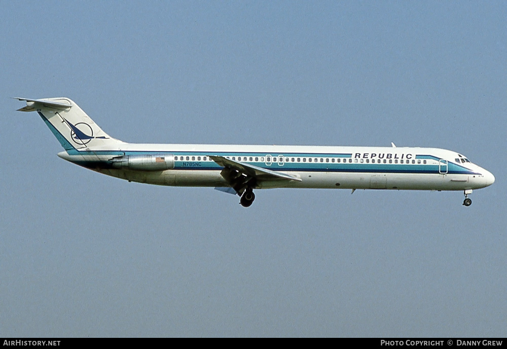 Aircraft Photo of N785NC | McDonnell Douglas DC-9-51 | Republic Airlines | AirHistory.net #267338