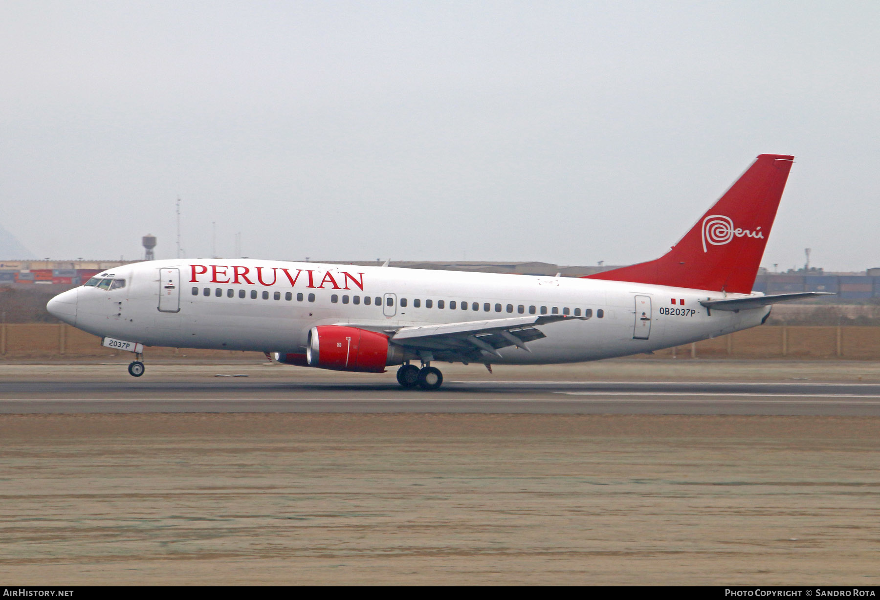 Aircraft Photo of OB-2037P | Boeing 737-3Q8 | Peruvian Airlines | AirHistory.net #267349