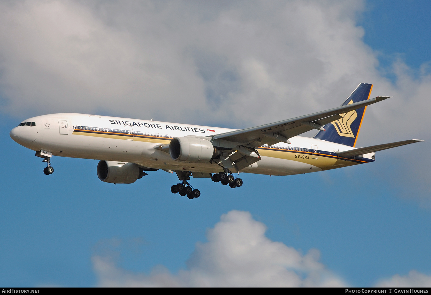 Aircraft Photo of 9V-SRJ | Boeing 777-212/ER | Singapore Airlines | AirHistory.net #267361