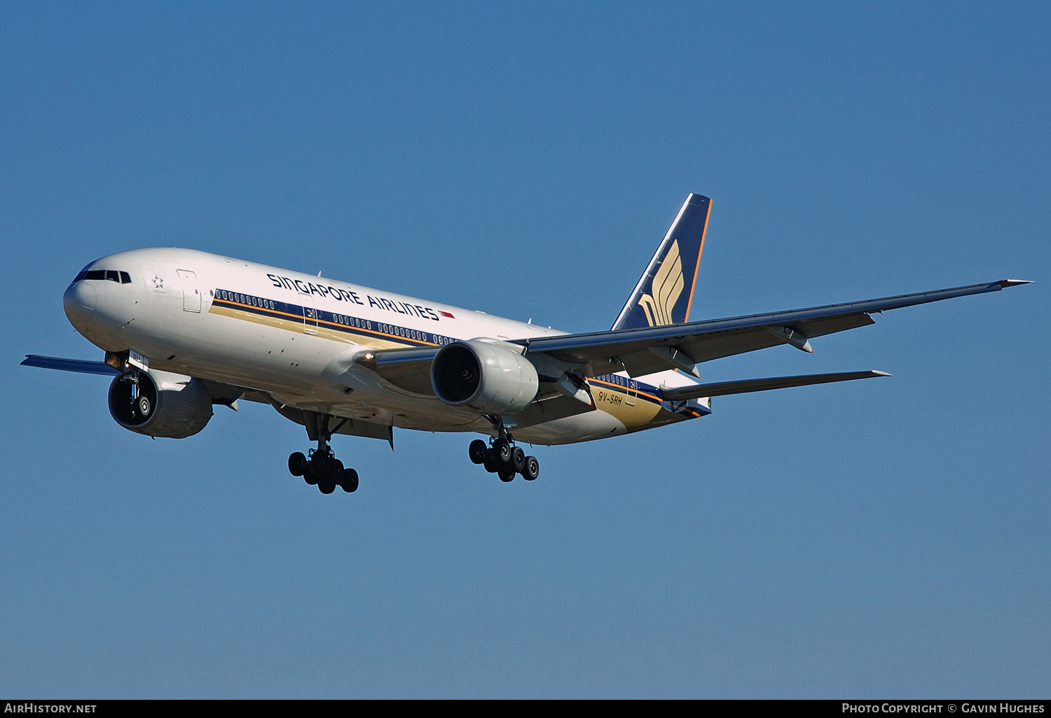 Aircraft Photo of 9V-SRH | Boeing 777-212/ER | Singapore Airlines | AirHistory.net #267394