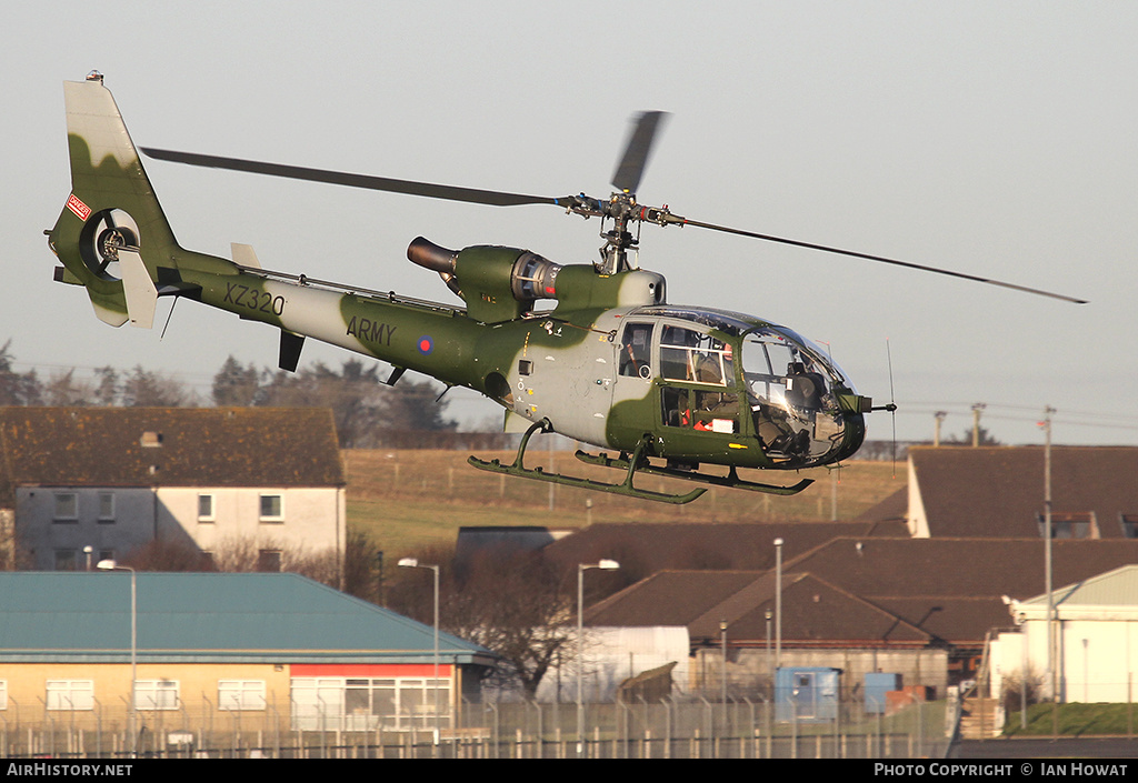 Aircraft Photo of XZ320 | Aerospatiale SA-341B Gazelle AH1 | UK - Army | AirHistory.net #267412