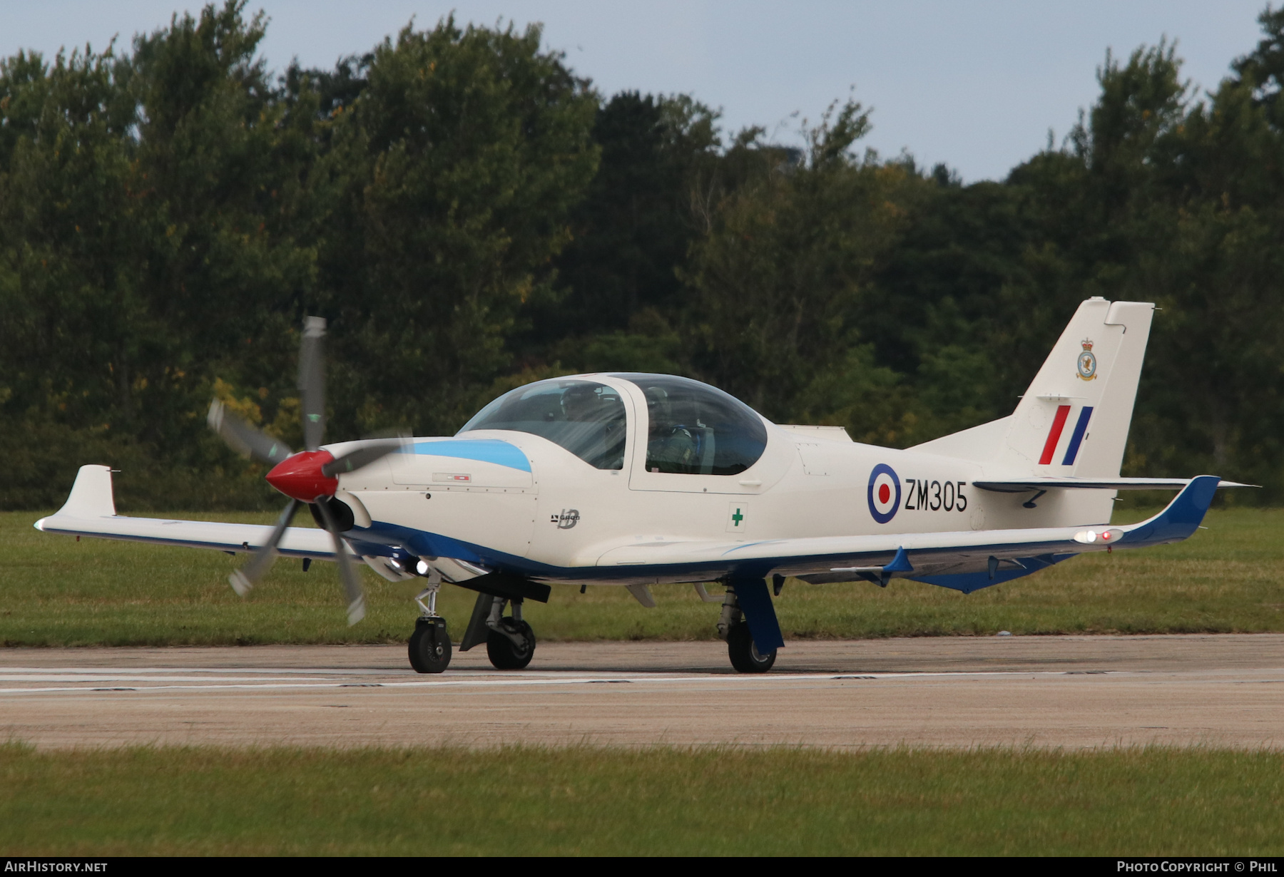 Aircraft Photo of ZM305 | Grob G-120TP Prefect T1 | UK - Air Force | AirHistory.net #267432