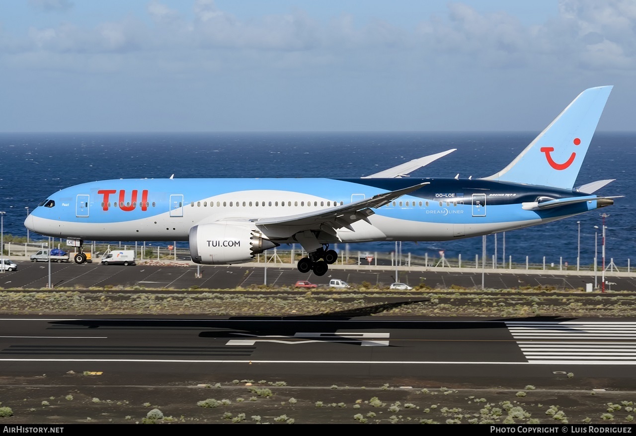 Aircraft Photo of OO-LOE | Boeing 787-8 Dreamliner | TUI | AirHistory.net #267443