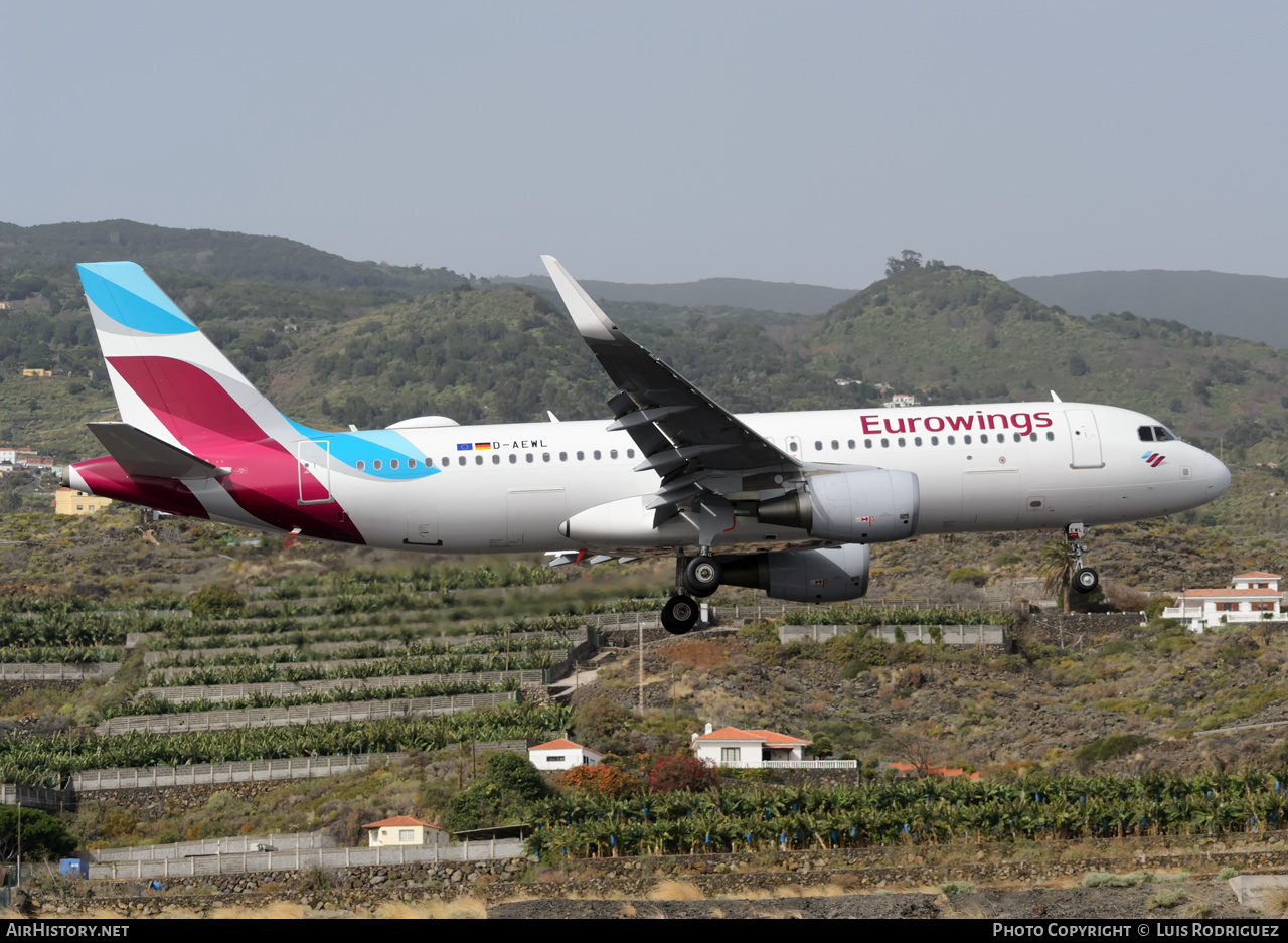 Aircraft Photo of D-AEWL | Airbus A320-214 | Eurowings | AirHistory.net #267465