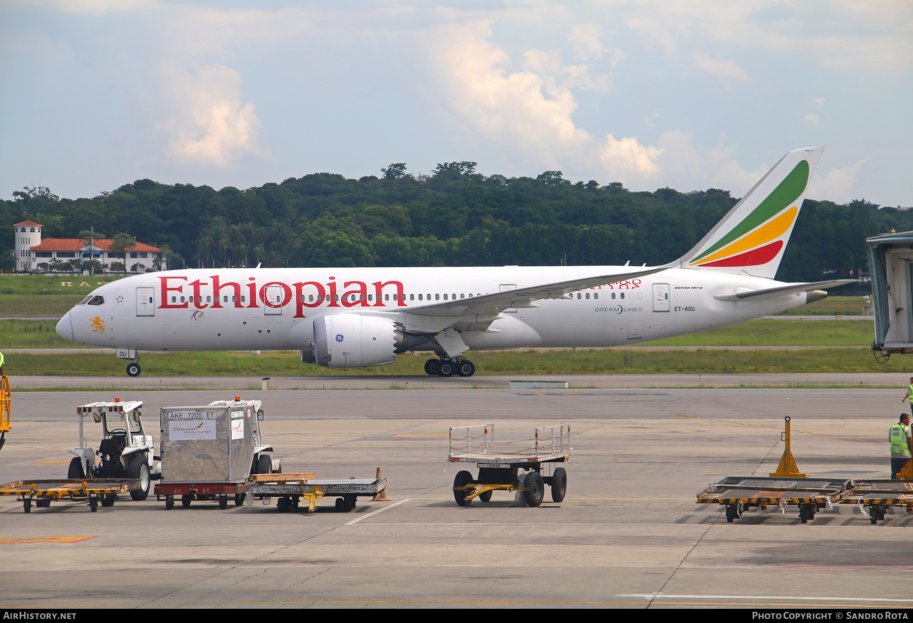 Aircraft Photo of ET-AOU | Boeing 787-8 Dreamliner | Ethiopian Airlines | AirHistory.net #267484