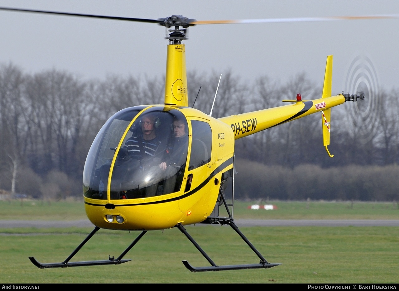 Aircraft Photo of PH-SEW | Robinson R-22 Beta II | HeliAir Helicopter Services | AirHistory.net #267486