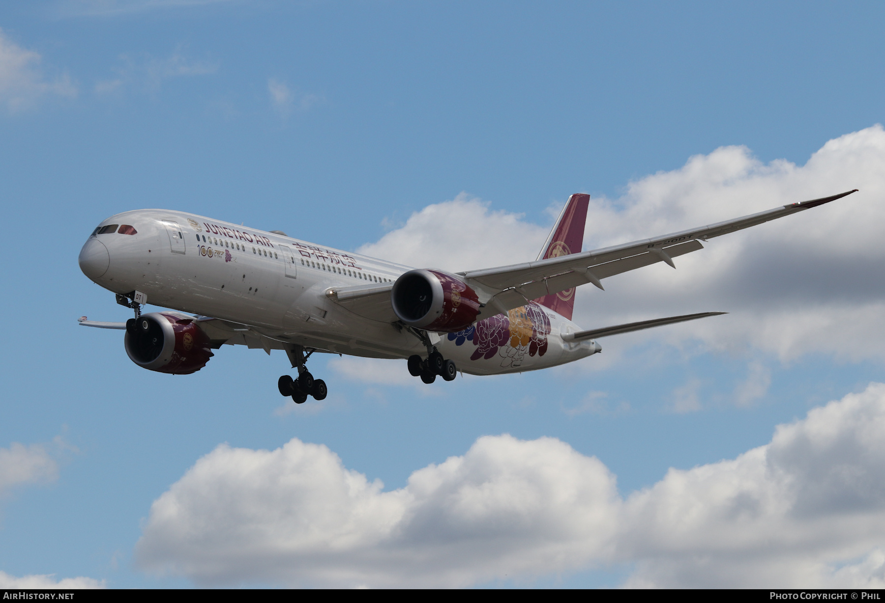 Aircraft Photo of B-20DT | Boeing 787-9 Dreamliner | Juneyao Airlines | AirHistory.net #267493