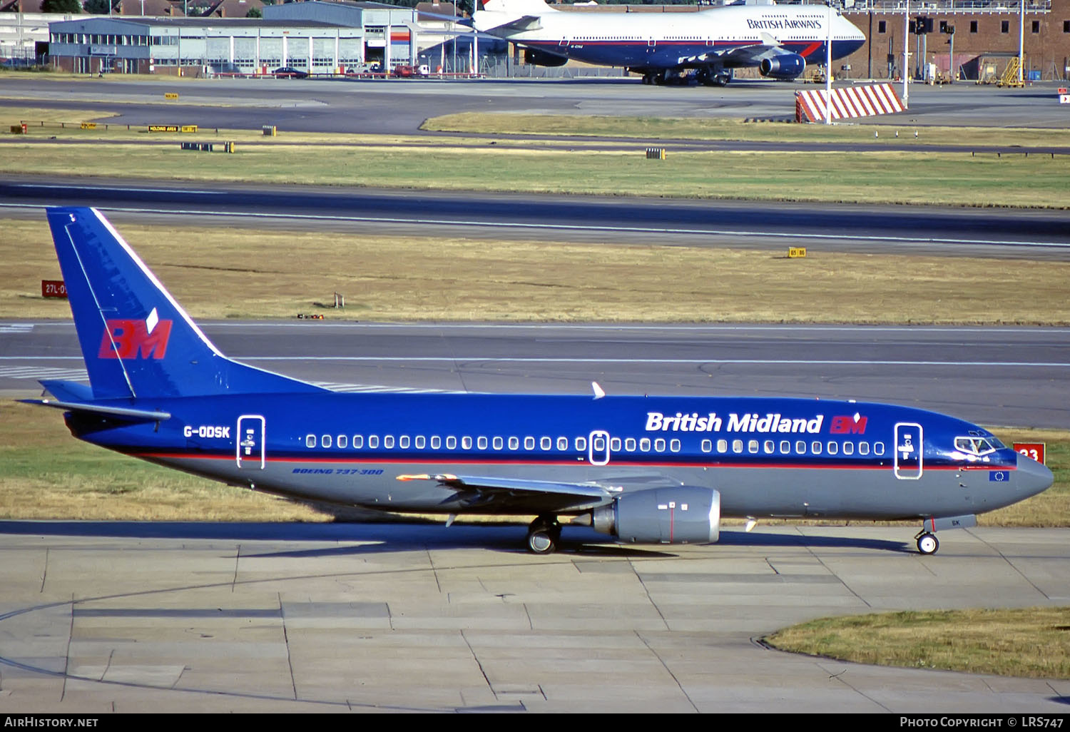 Aircraft Photo of G-ODSK | Boeing 737-37Q | British Midland Airways - BMA | AirHistory.net #267500