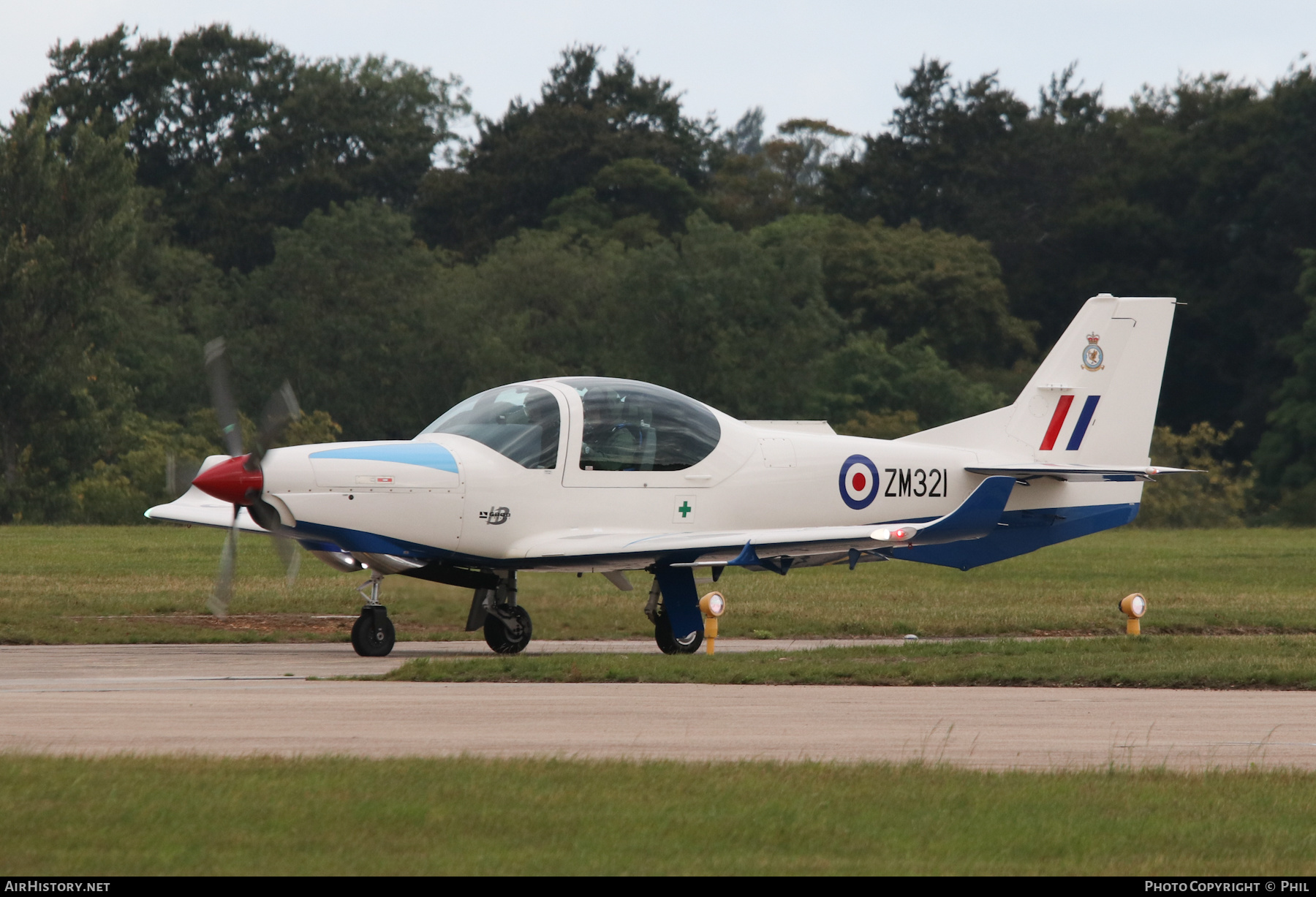 Aircraft Photo of ZM321 | Grob G-120TP Prefect T1 | UK - Air Force | AirHistory.net #267506