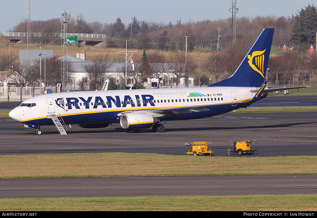 Aircraft Photo of EI-EMO | Boeing 737-8AS | Ryanair | AirHistory.net #267520