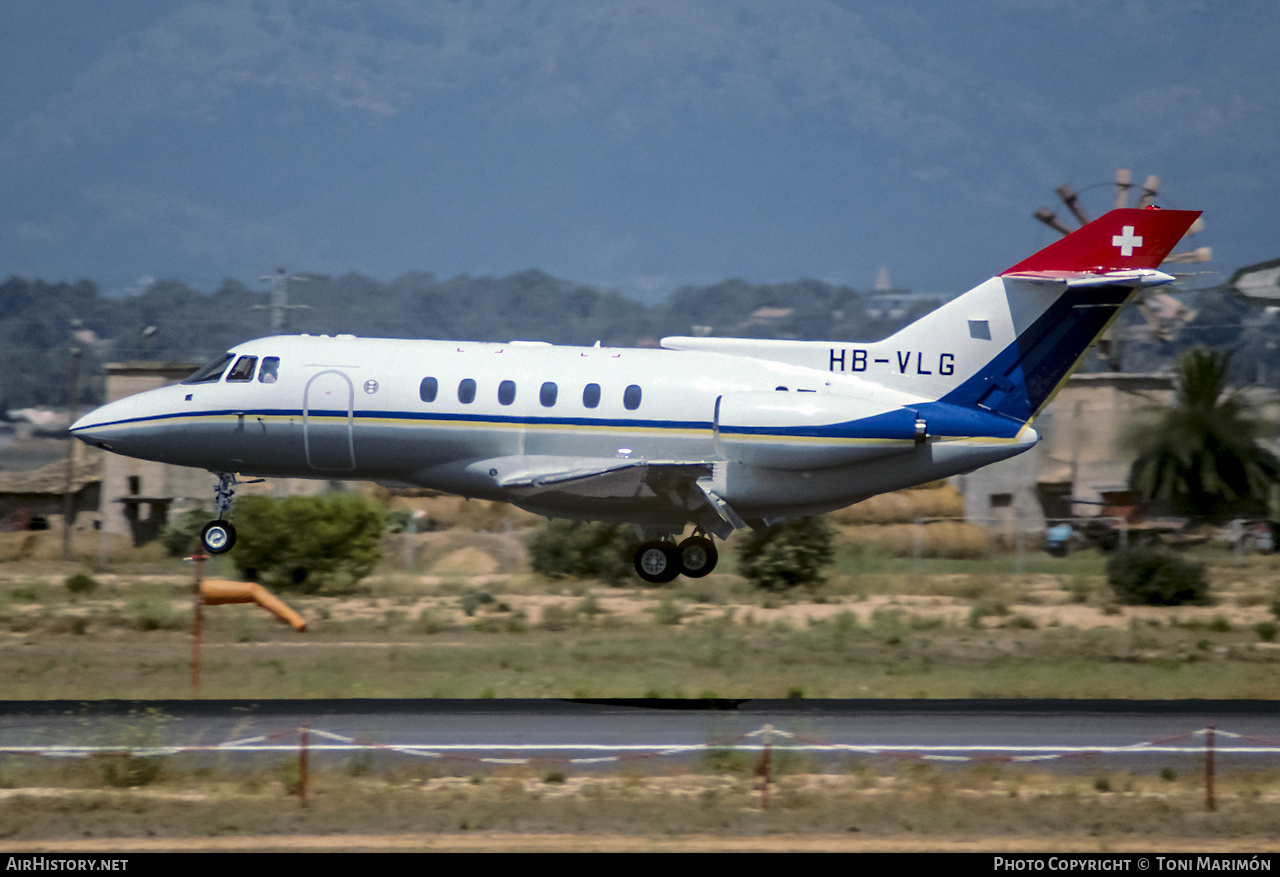 Aircraft Photo of HB-VLG | British Aerospace BAe-125-800 | AirHistory.net #267560