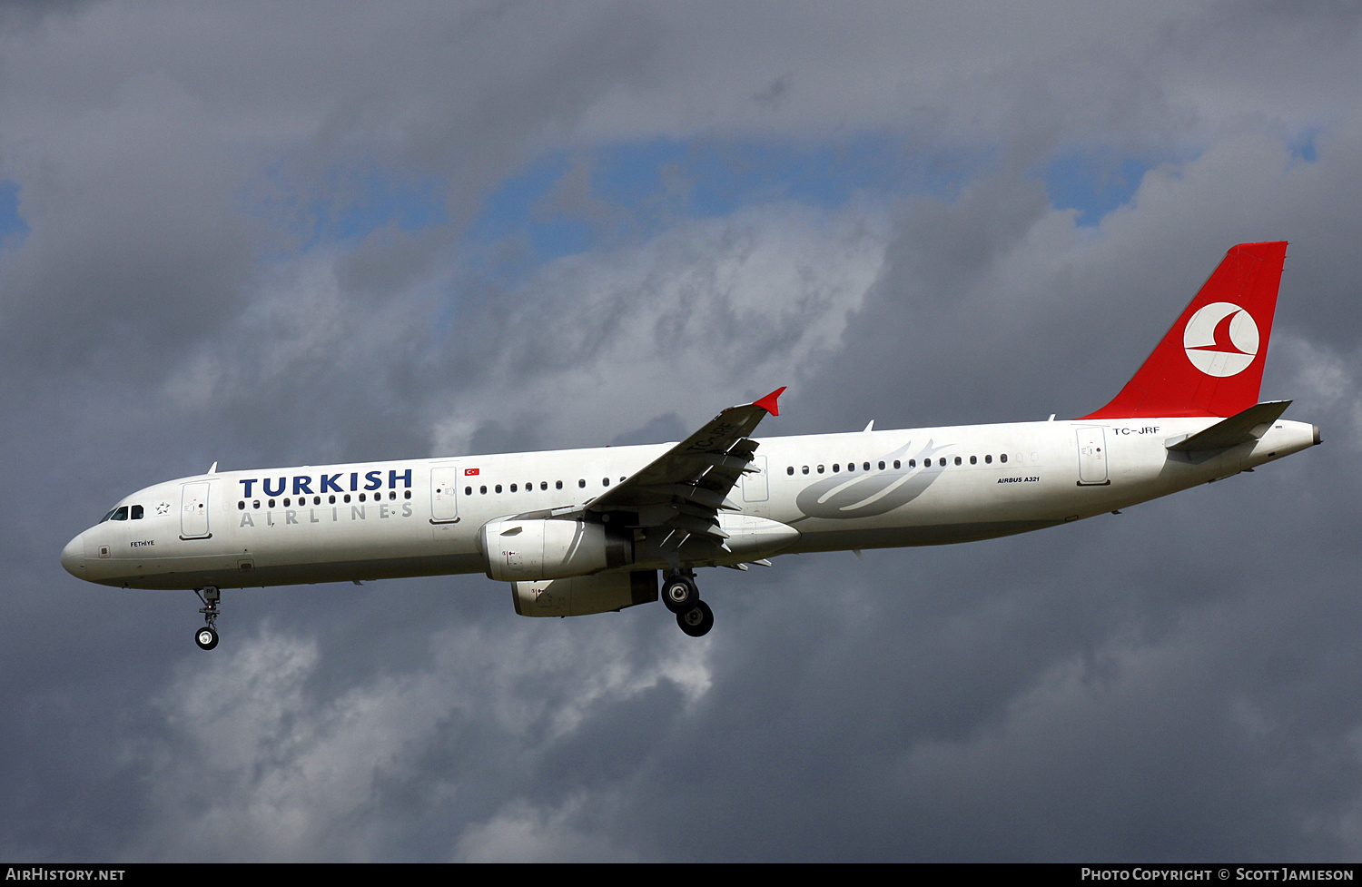 Aircraft Photo of TC-JRF | Airbus A321-231 | Turkish Airlines | AirHistory.net #267562