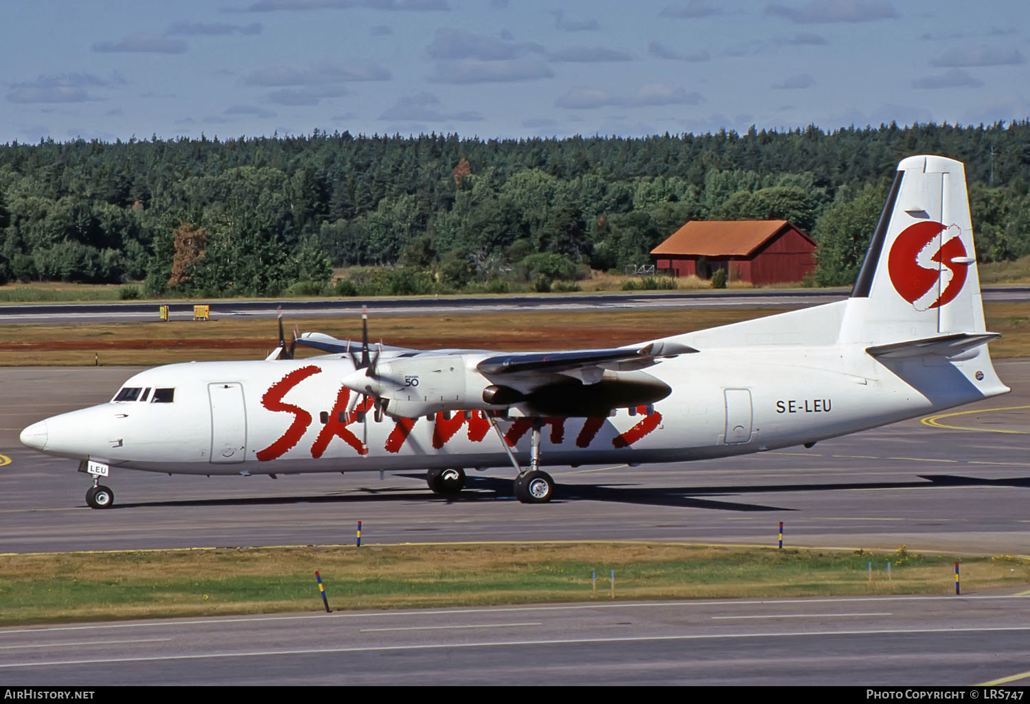 Aircraft Photo of SE-LEU | Fokker 50 | Skyways | AirHistory.net #267576