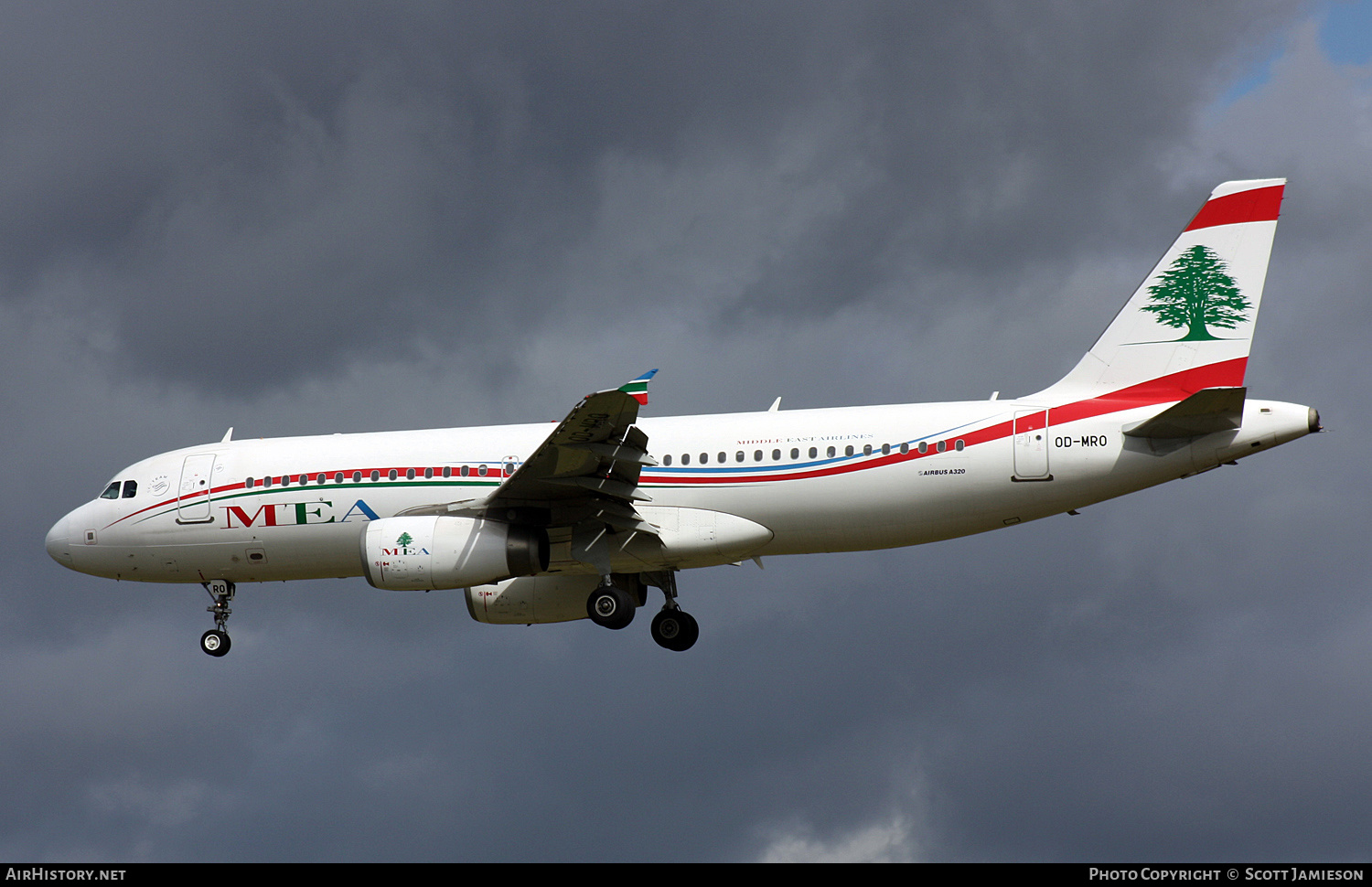 Aircraft Photo of OD-MRO | Airbus A320-232 | MEA - Middle East Airlines | AirHistory.net #267588