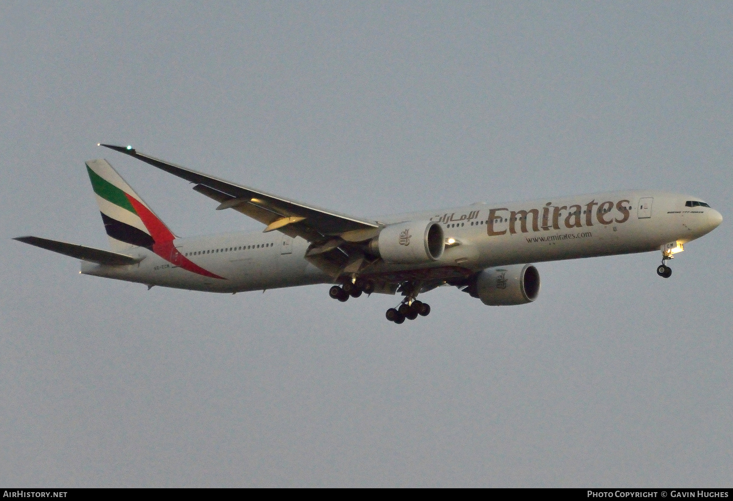 Aircraft Photo of A6-ECM | Boeing 777-36N/ER | Emirates | AirHistory.net #267600