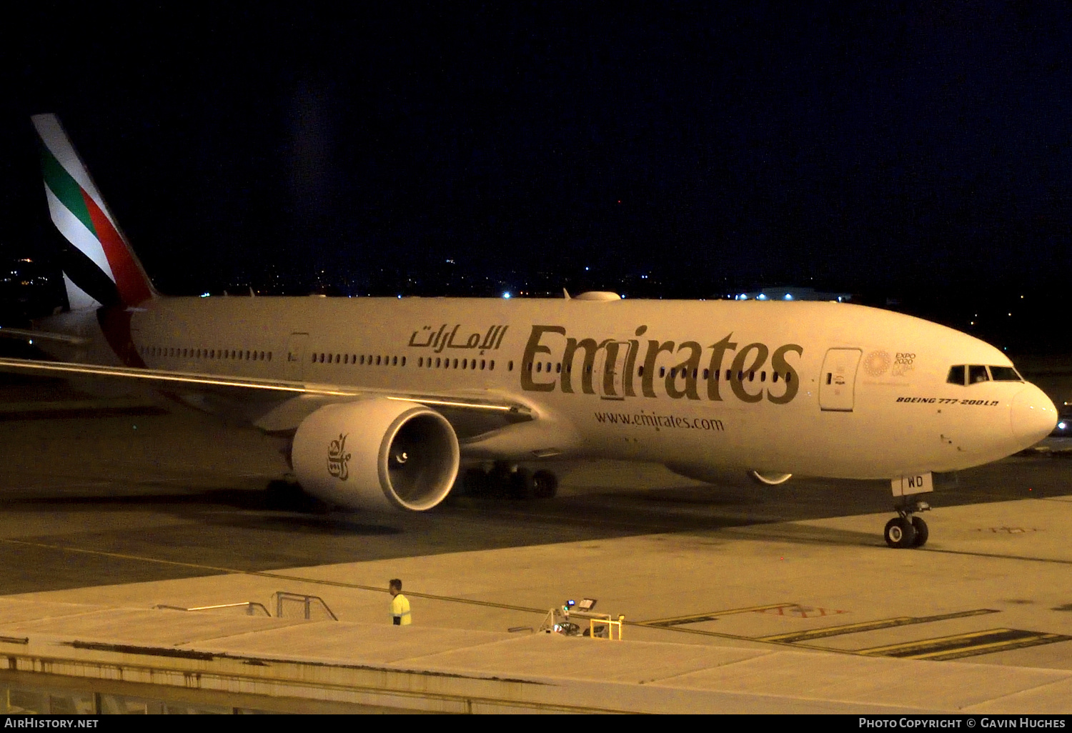 Aircraft Photo of A6-EWD | Boeing 777-21H/LR | Emirates | AirHistory.net #267603