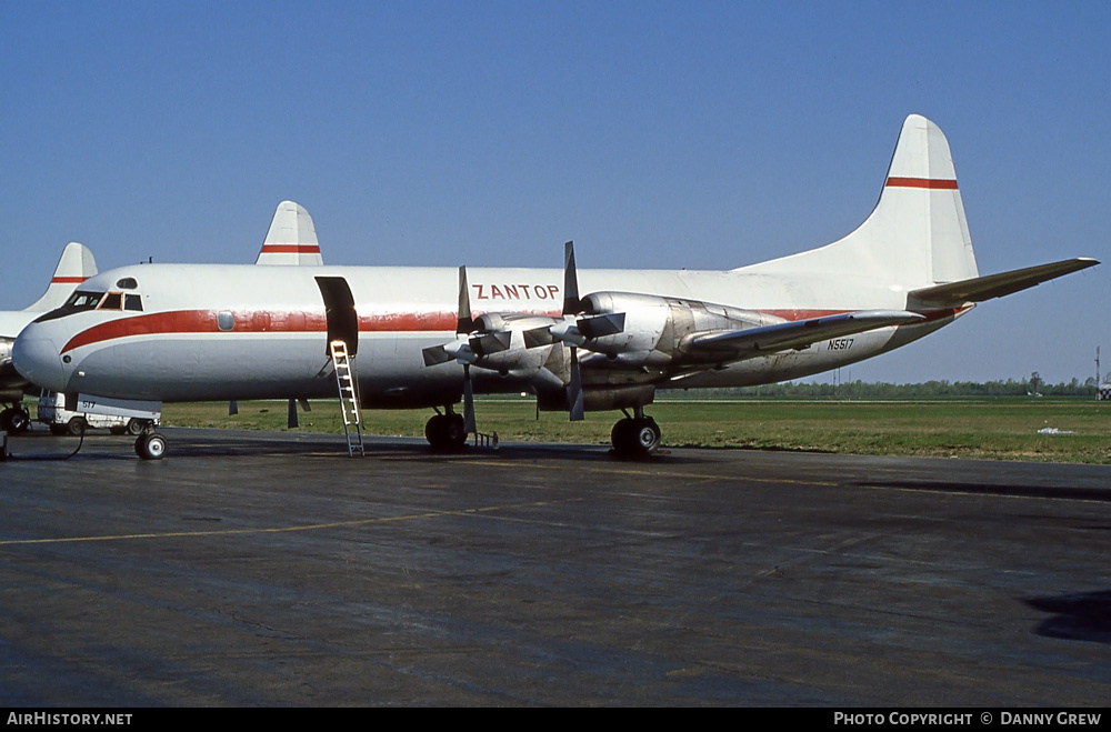 Aircraft Photo of N5517 | Lockheed L-188A(F) Electra | Zantop International Airlines | AirHistory.net #267605