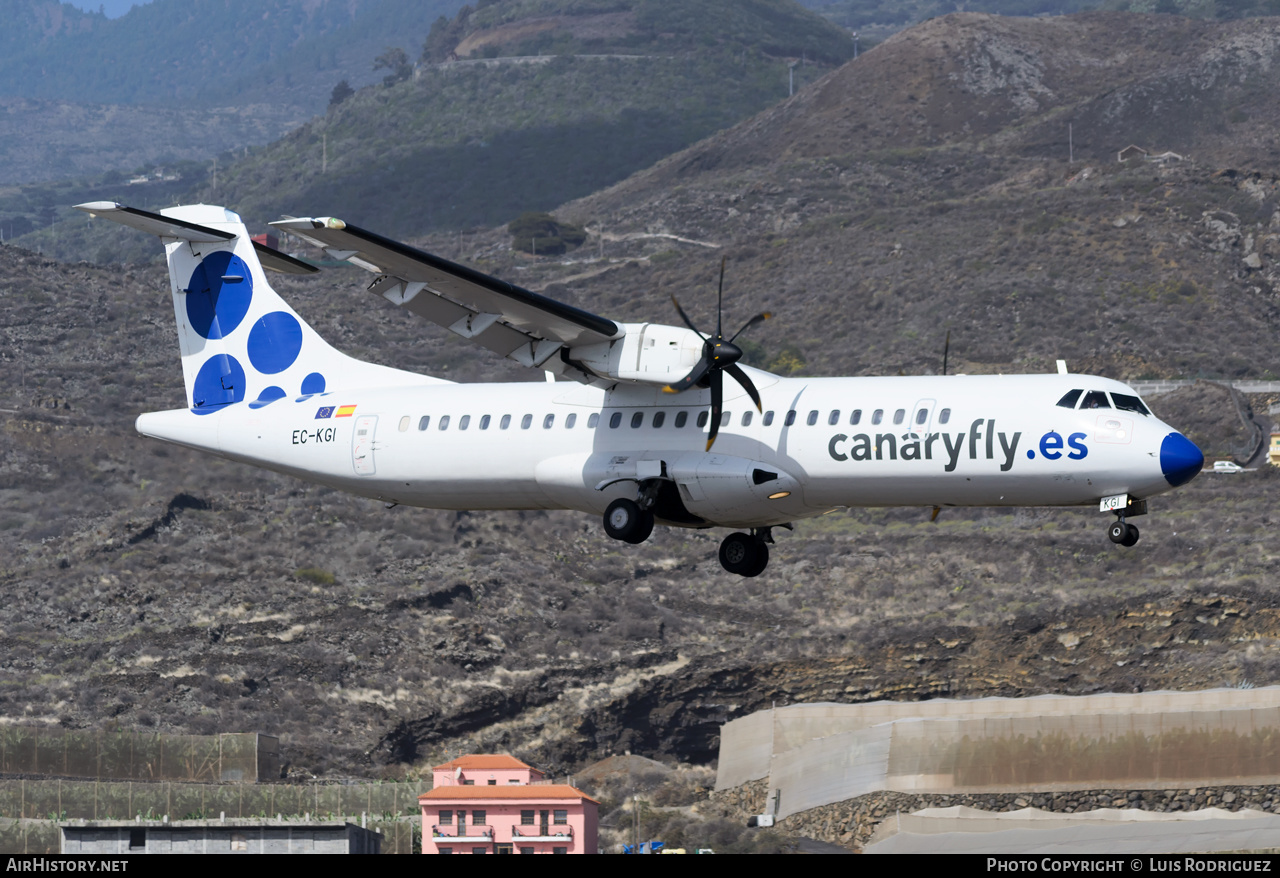 Aircraft Photo of EC-KGI | ATR ATR-72-500 (ATR-72-212A) | Canaryfly | AirHistory.net #267608