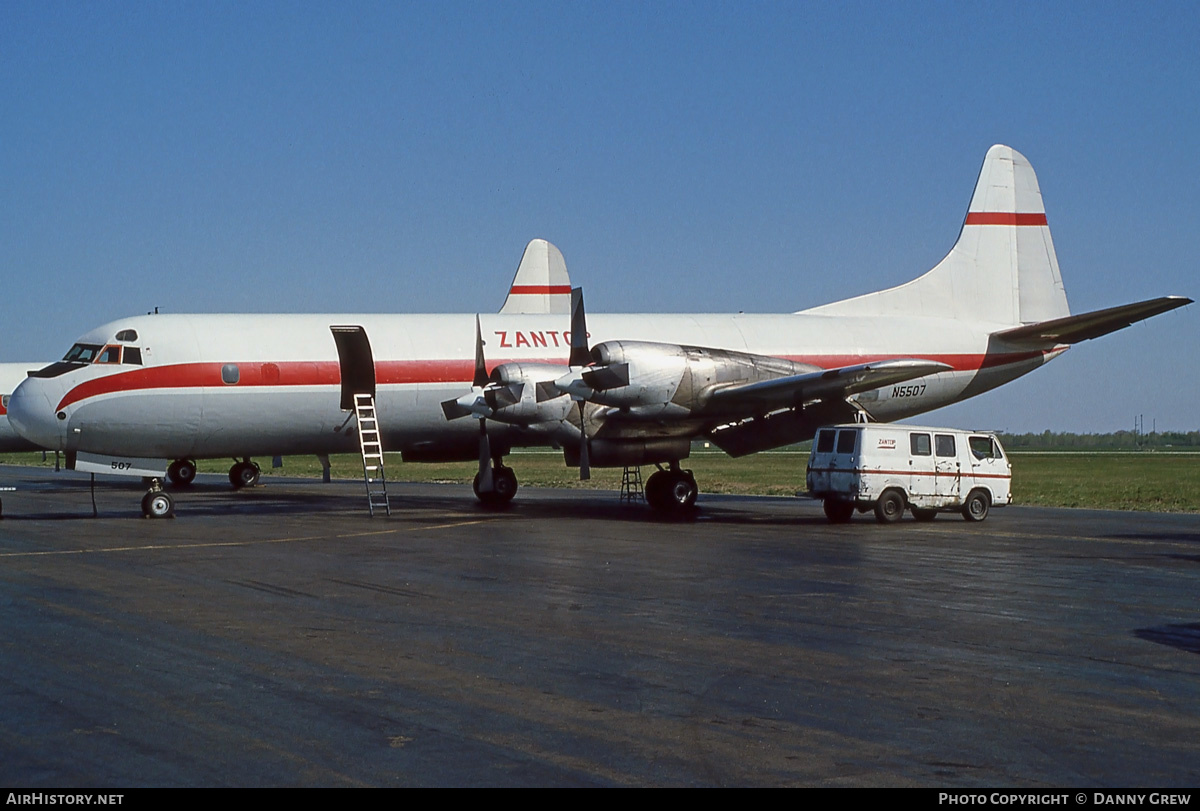 Aircraft Photo of N5507 | Lockheed L-188A(F) Electra | Zantop International Airlines | AirHistory.net #267609