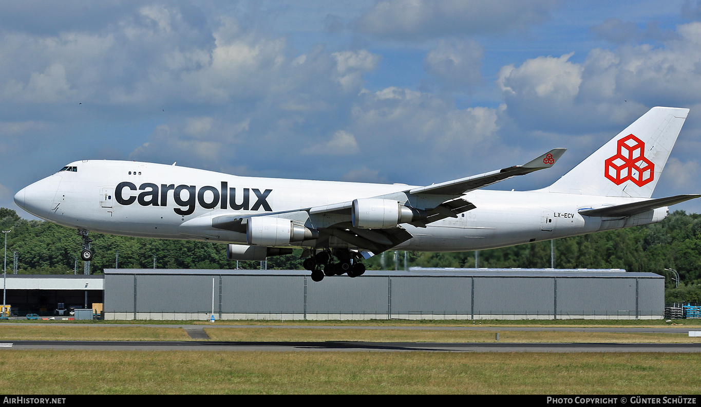 Aircraft Photo of LX-ECV | Boeing 747-4HQF/ER | Cargolux | AirHistory.net #267666