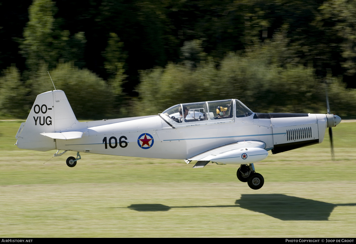 Aircraft Photo of OO-YUG | Zlin Z-526F Trener Master | Yugoslavia - Air Force | AirHistory.net #267667
