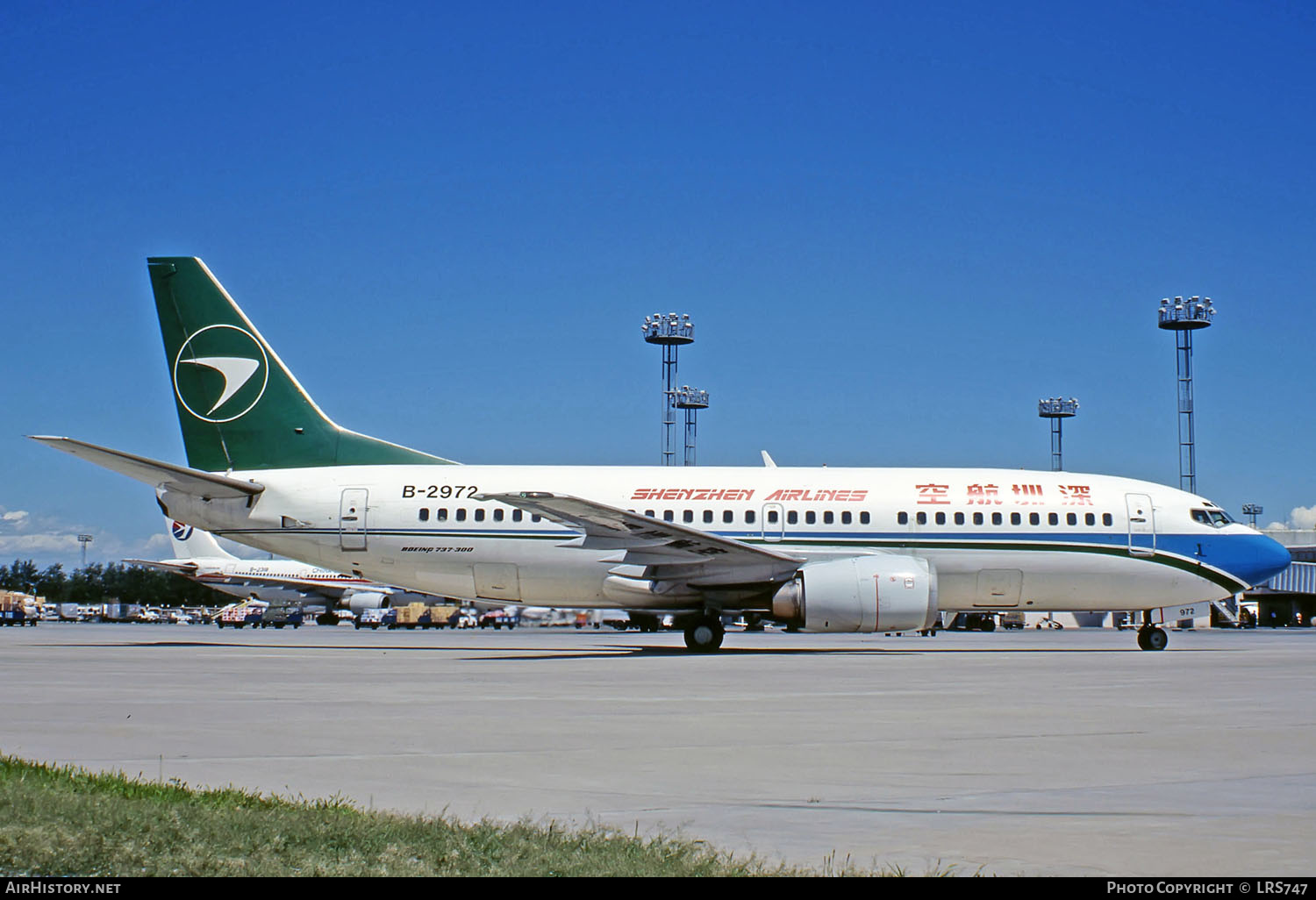 Aircraft Photo of B-2972 | Boeing 737-33A | Shenzhen Airlines | AirHistory.net #267676
