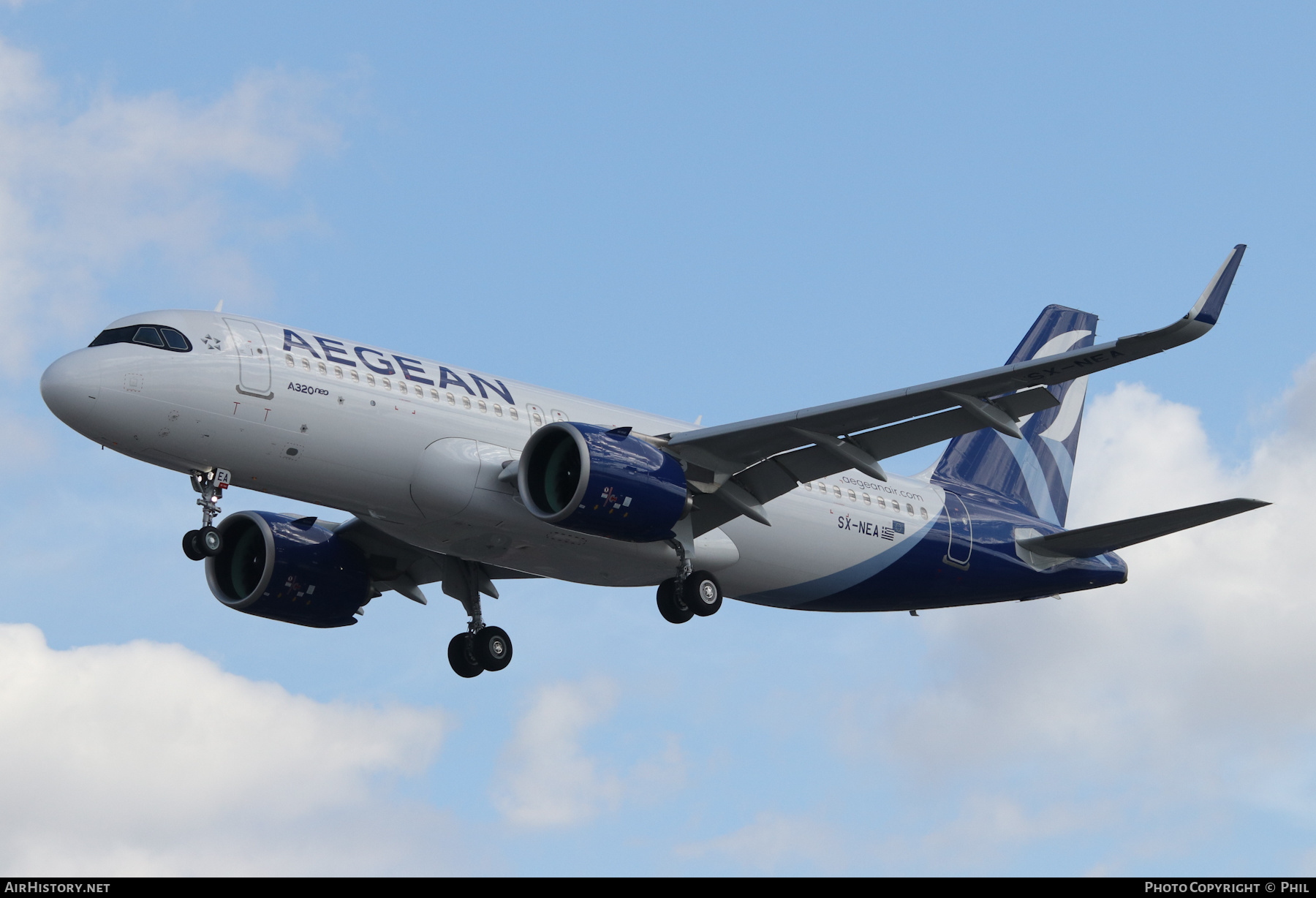 Aircraft Photo of SX-NEA | Airbus A320-271N | Aegean Airlines | AirHistory.net #267689