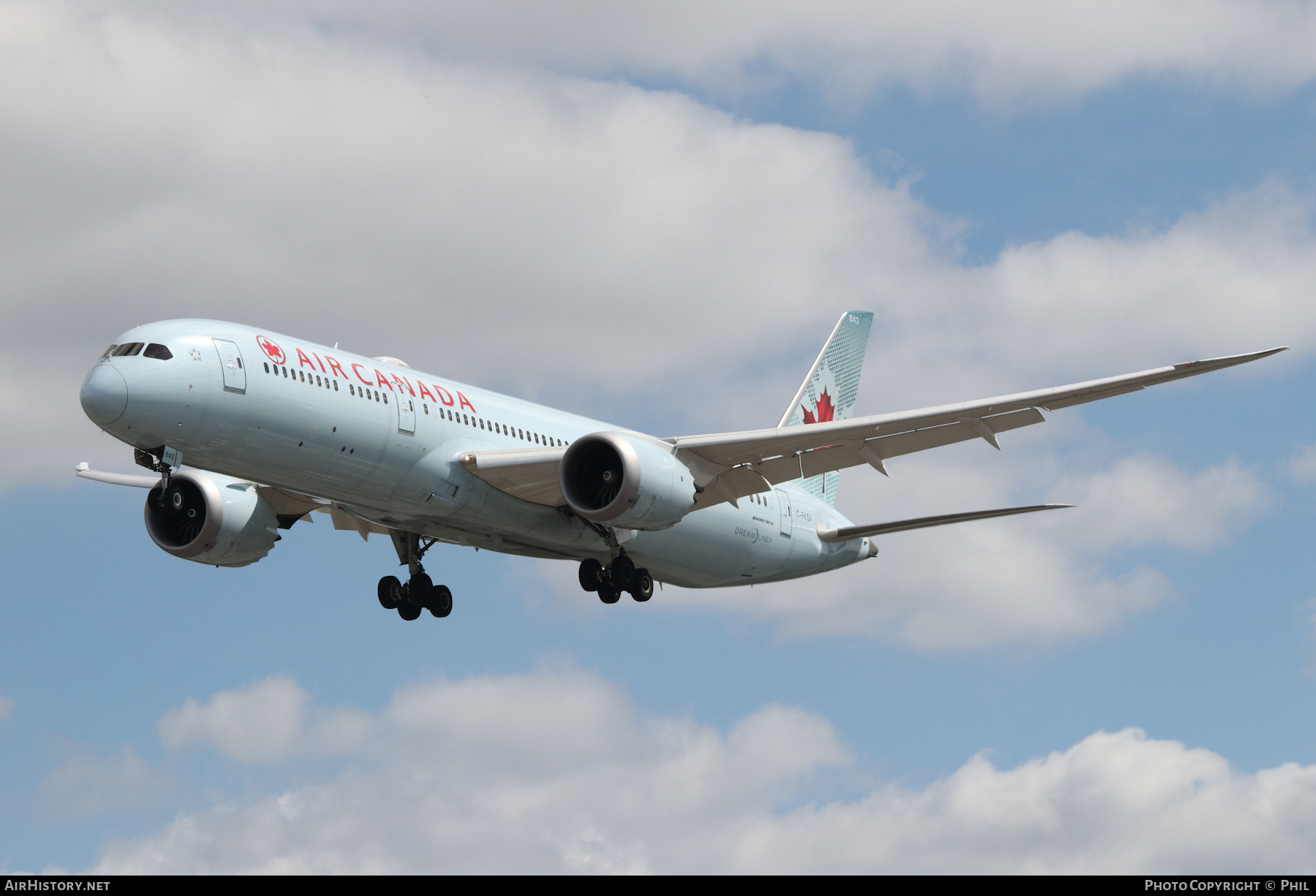 Aircraft Photo of C-FKSV | Boeing 787-9 Dreamliner | Air Canada | AirHistory.net #267744
