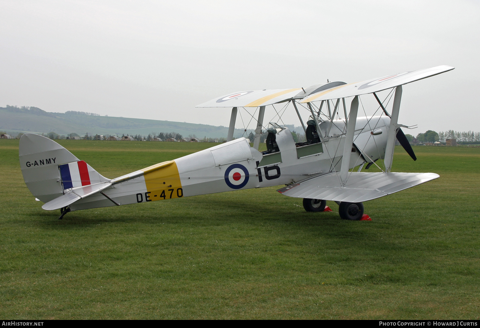 Aircraft Photo of G-ANMY / DE-470 | De Havilland D.H. 82A Tiger Moth II | UK - Air Force | AirHistory.net #267755