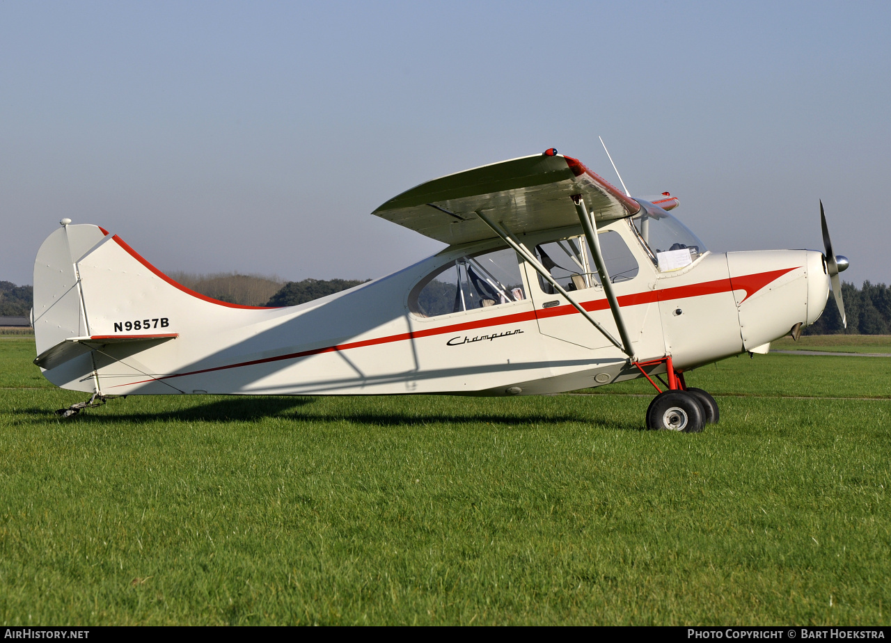 Aircraft Photo of N9857B | Champion 7FC Tri-Traveler | AirHistory.net #267757
