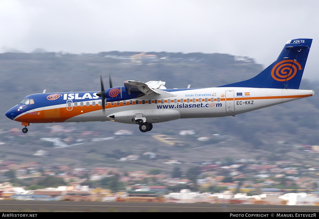 Aircraft Photo of EC-KKZ | ATR ATR-72-500 (ATR-72-212A) | Islas Airways | AirHistory.net #267764