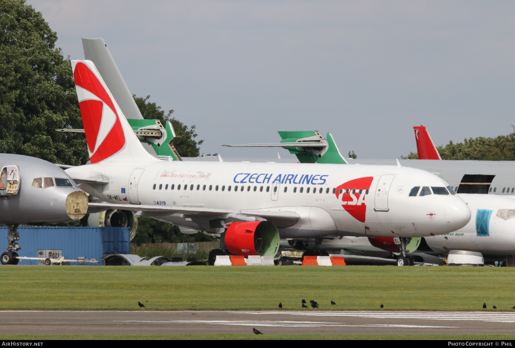 Aircraft Photo of OK-MEL | Airbus A319-112 | ČSA - Czech Airlines | AirHistory.net #267790