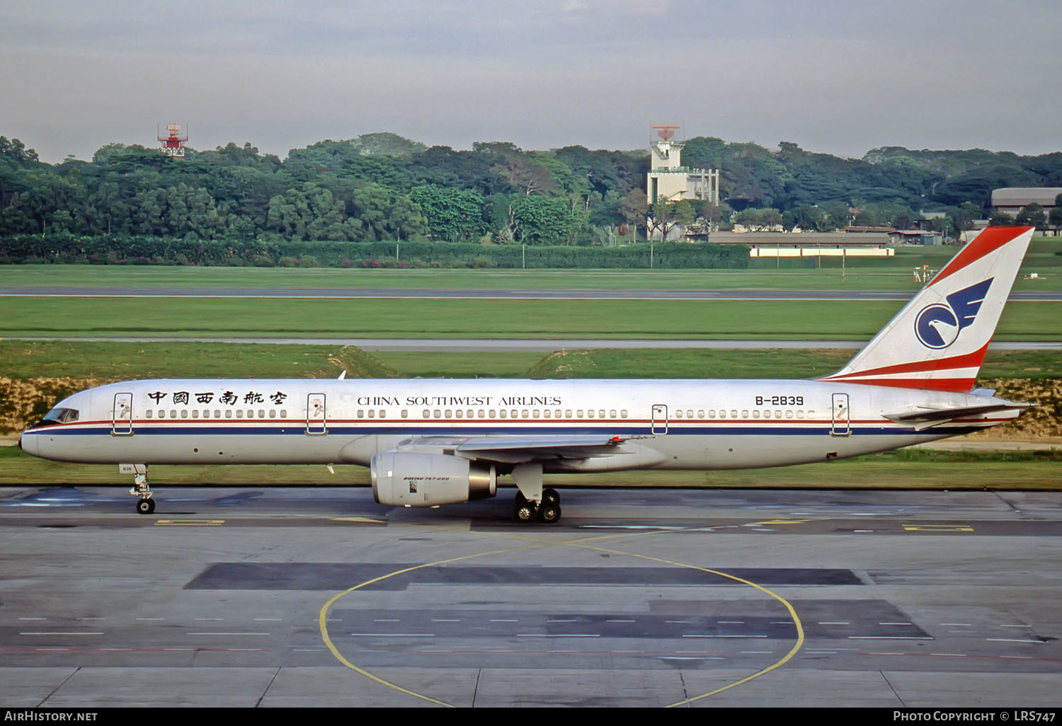 Aircraft Photo of B-2839 | Boeing 757-2Z0 | China Southwest Airlines | AirHistory.net #267797