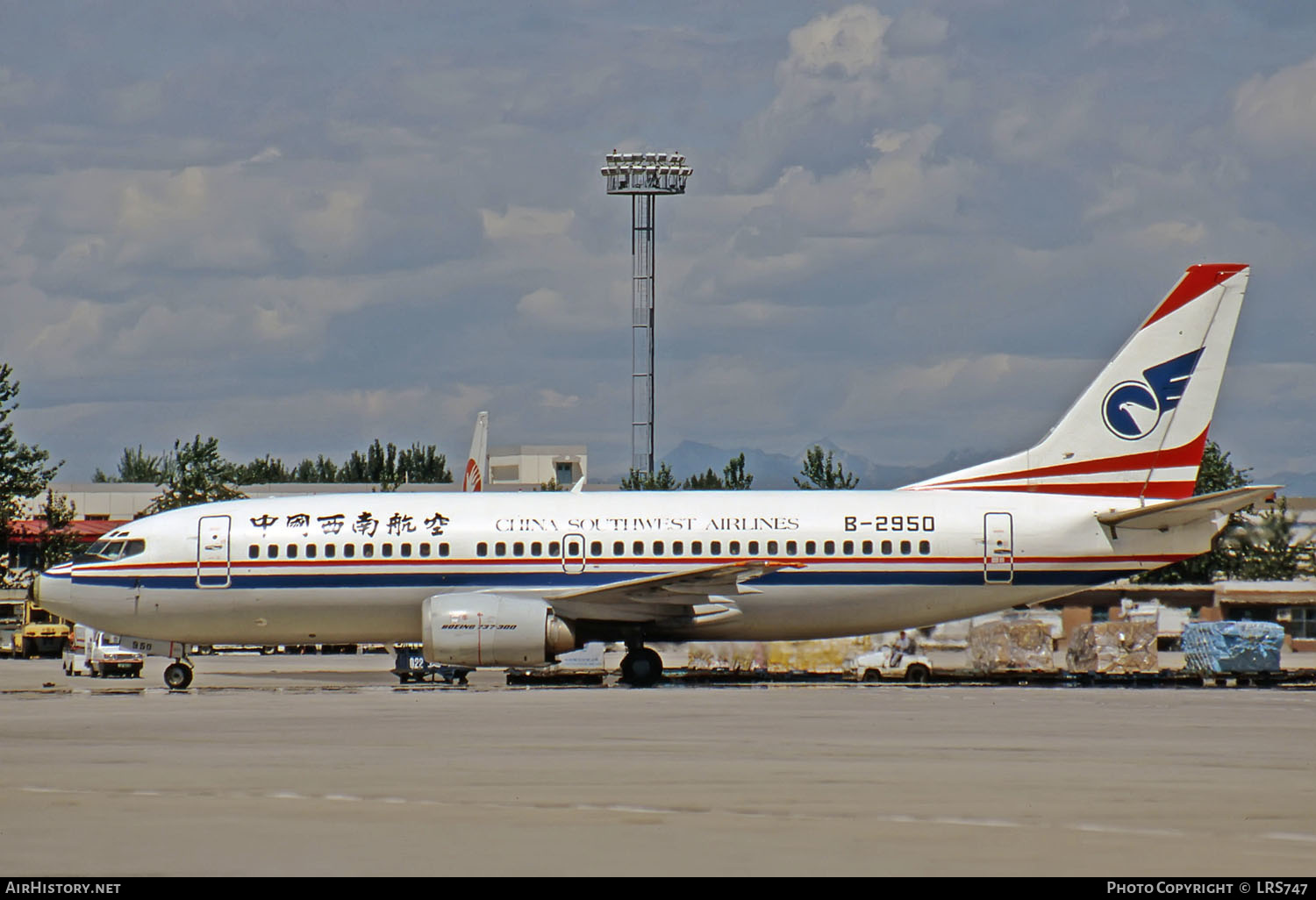 Aircraft Photo of B-2950 | Boeing 737-3Z0 | China Southwest Airlines | AirHistory.net #267805